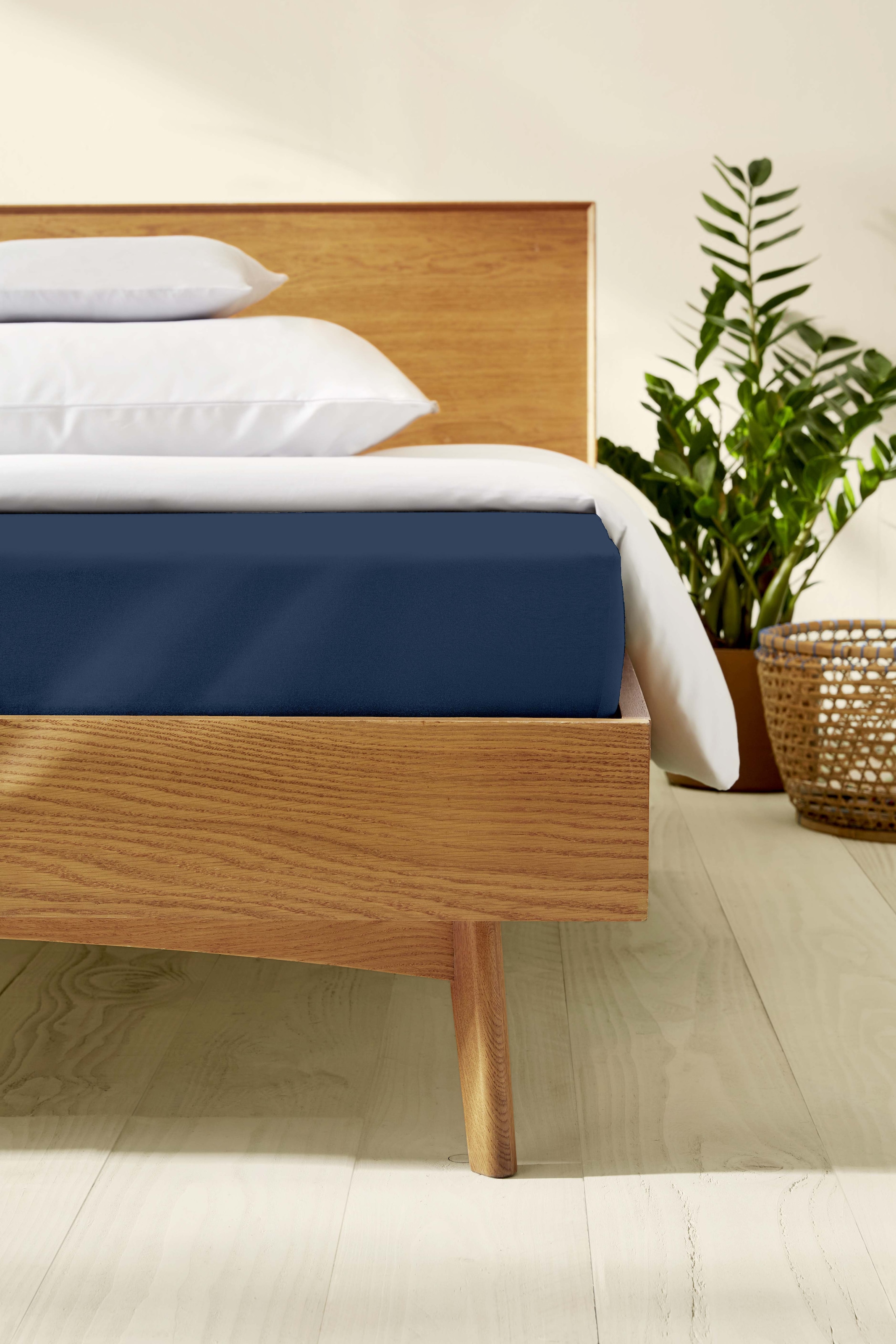 Kaeppel Spannbettlaken »Single Jersey Mako Cotton«, Bettlaken aus 100% Baumwolle