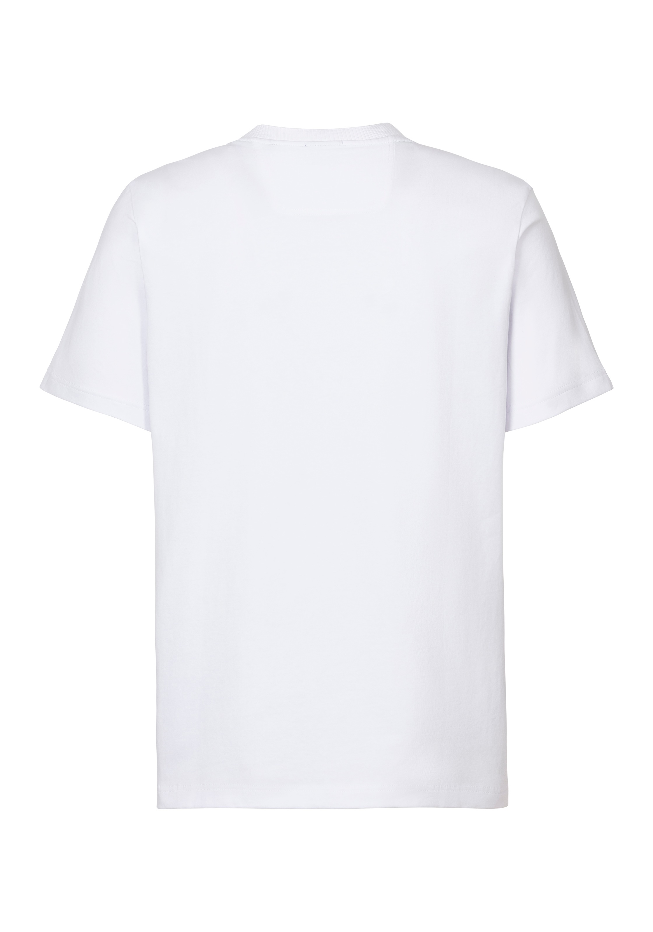 BOSS GREEN T-Shirt »Tee Rib«, mit Logo am Ausschnitt