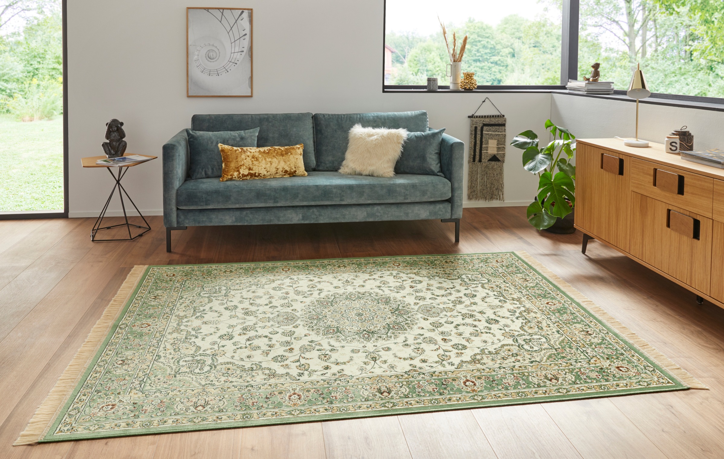 HANSE Home Teppich "Antik Nain" rechteckig 5 mm Höhe Orientalisch mit Frans günstig online kaufen