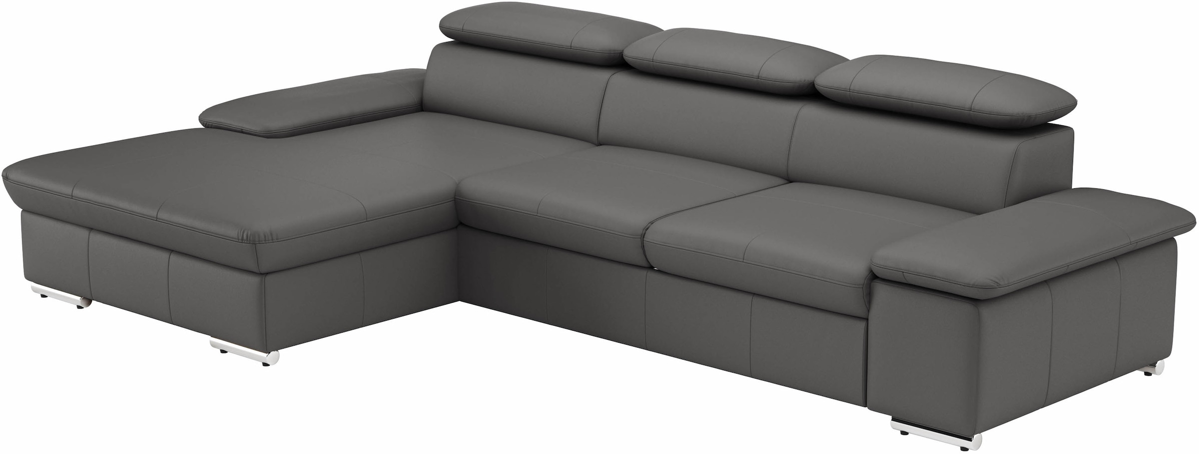 sit&more Ecksofa »Valantine L-Form«, inkl. Kopf- und Armteilverstellung, wahlweise mit Bettfunktion
