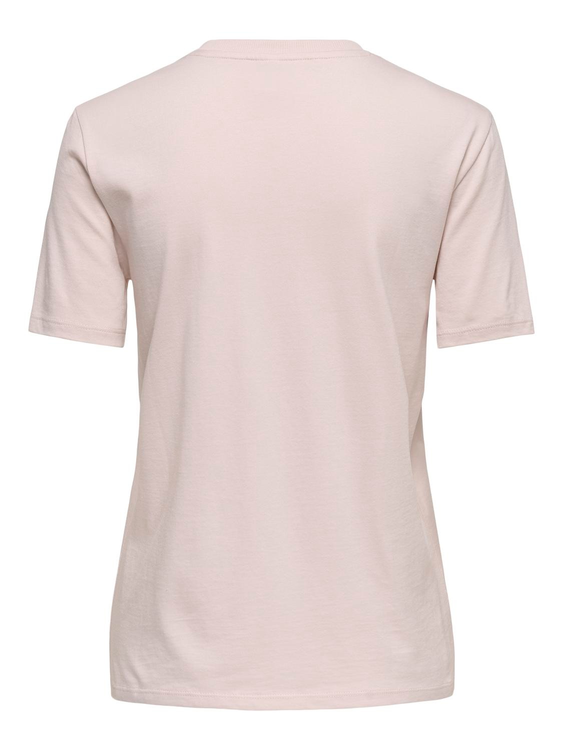 ONLY Kurzarmshirt "ONLPARKER S/S O-NECK BLING TOP BOX JRS" Materialmix, reg günstig online kaufen