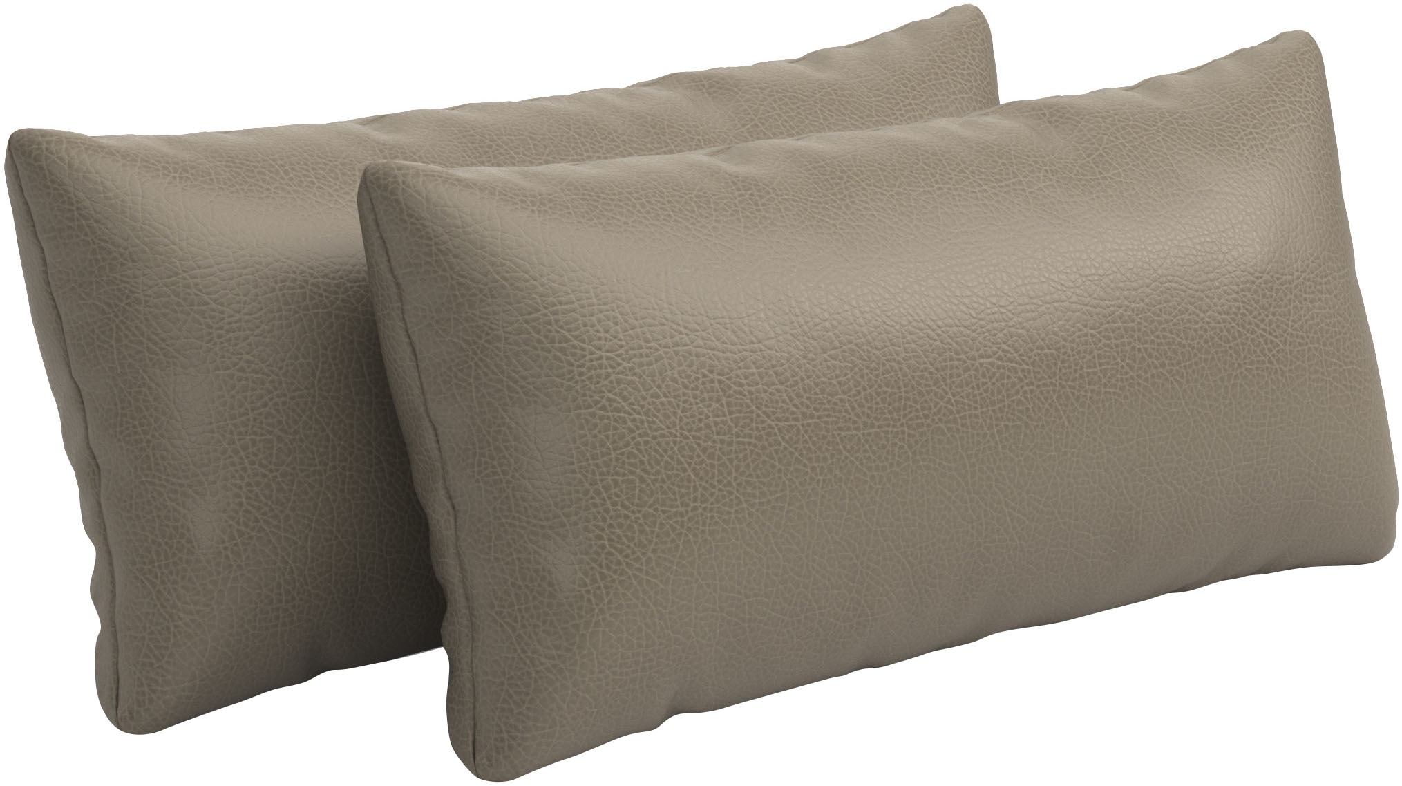Auflagekissen SIT & MORE "Amica", grau (delphine), B:65cm H:25cm T:12cm, Polsterauflagen, zur Auswahl Sets mit 2 oder 3 Stück