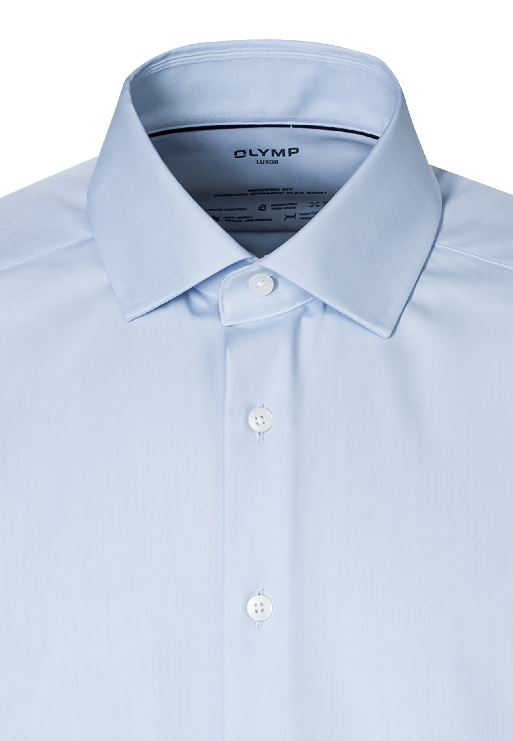 Chemise Affaires OLYMP Luxor 24/Seven Modern Fit Bleu 48 5