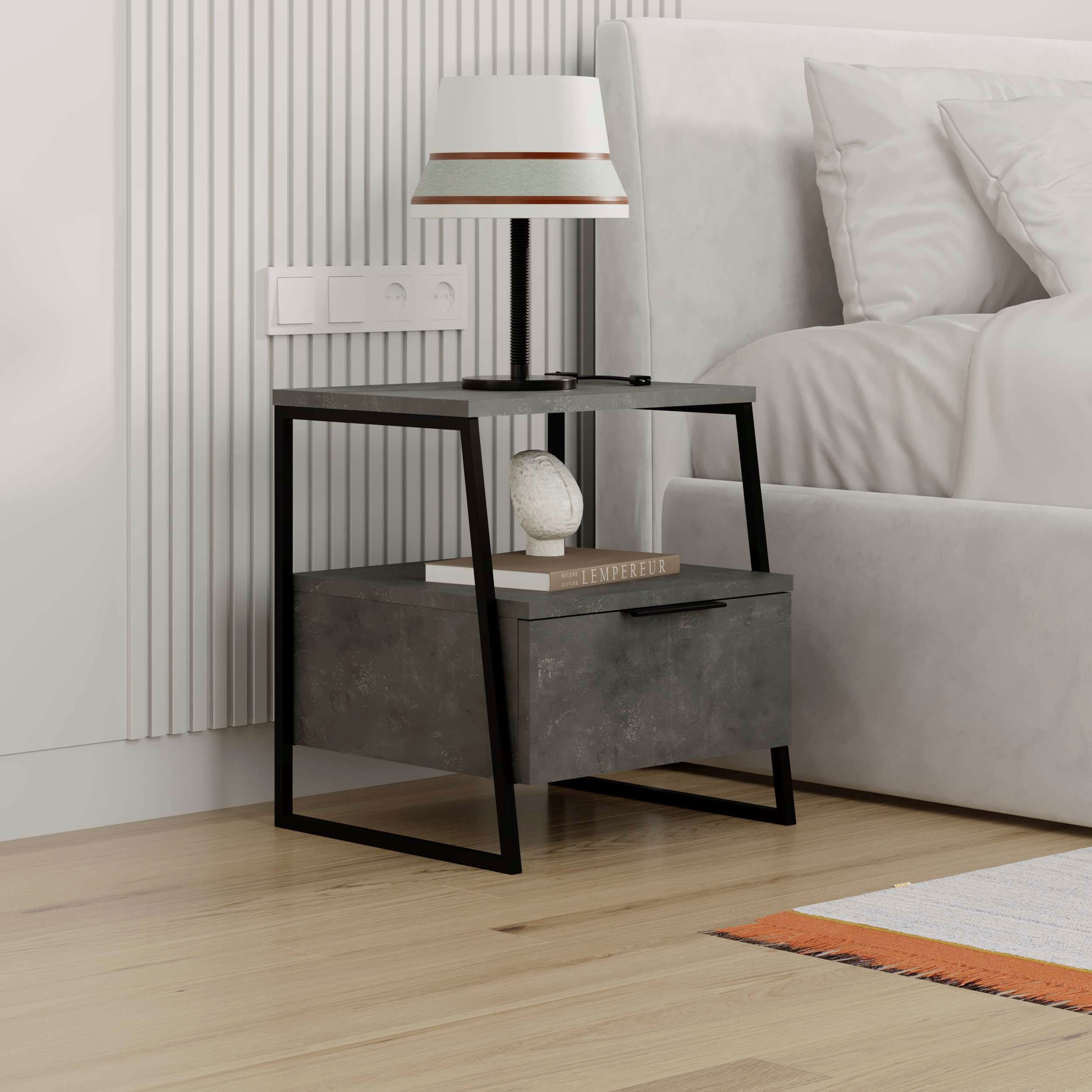 Decortie Nachttisch "PAL NACHTTISCH", (Packung, 1 St.), Leichte Montage, La günstig online kaufen