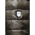 ALPENBLITZ Steppjacke »Schneegeflüster«, mit Kapuze, Abnehmbarer Kunstfellbesatz an der Kapuze & glänzend modernem Finish
