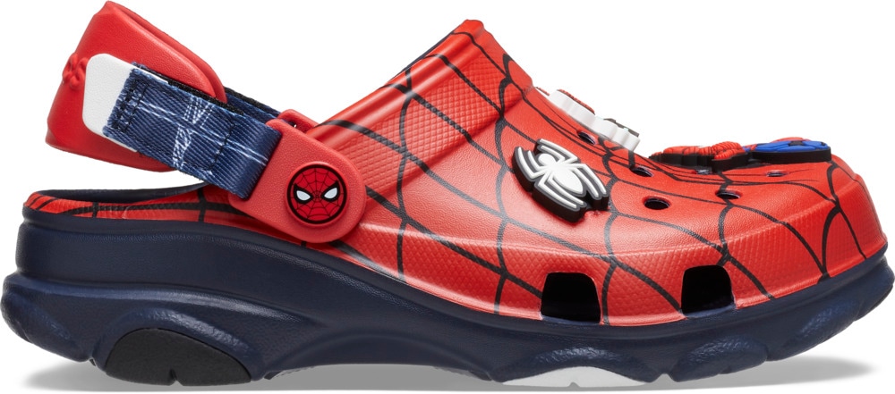 Crocs Clog »Spider Man All Terrain Clog K«, Hausschuh, Kindergartenschuh mit coolem Motiv