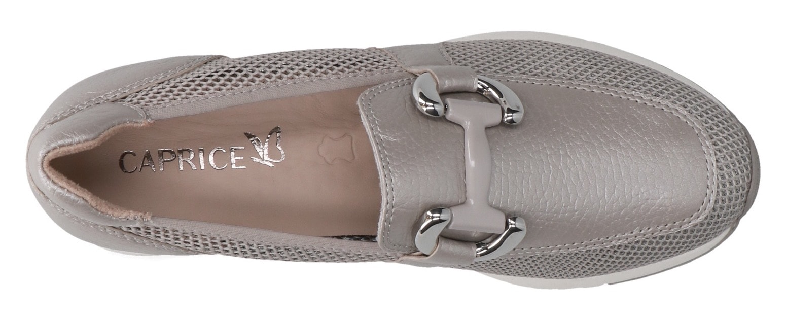 Caprice Slipper, Slip-on Sneaker, Freizeitschuh, Schlupfschuh mit Zierschnalle