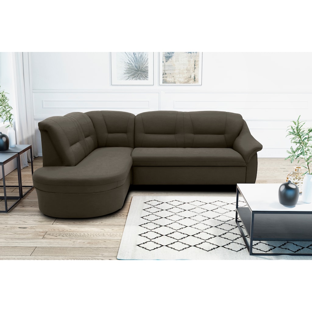 DOMO collection Ecksofa »Faenza«