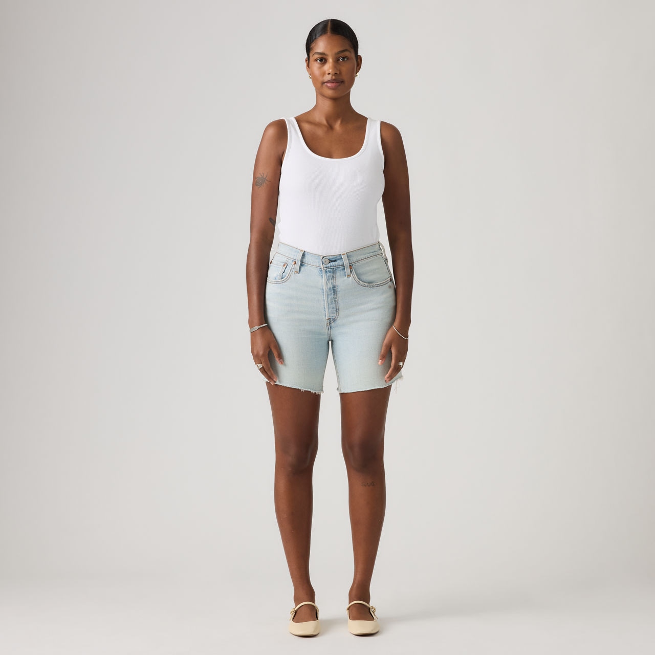 Levi's® Shorts »501® MID THIGH SHORT«  im Five-Pocket Style