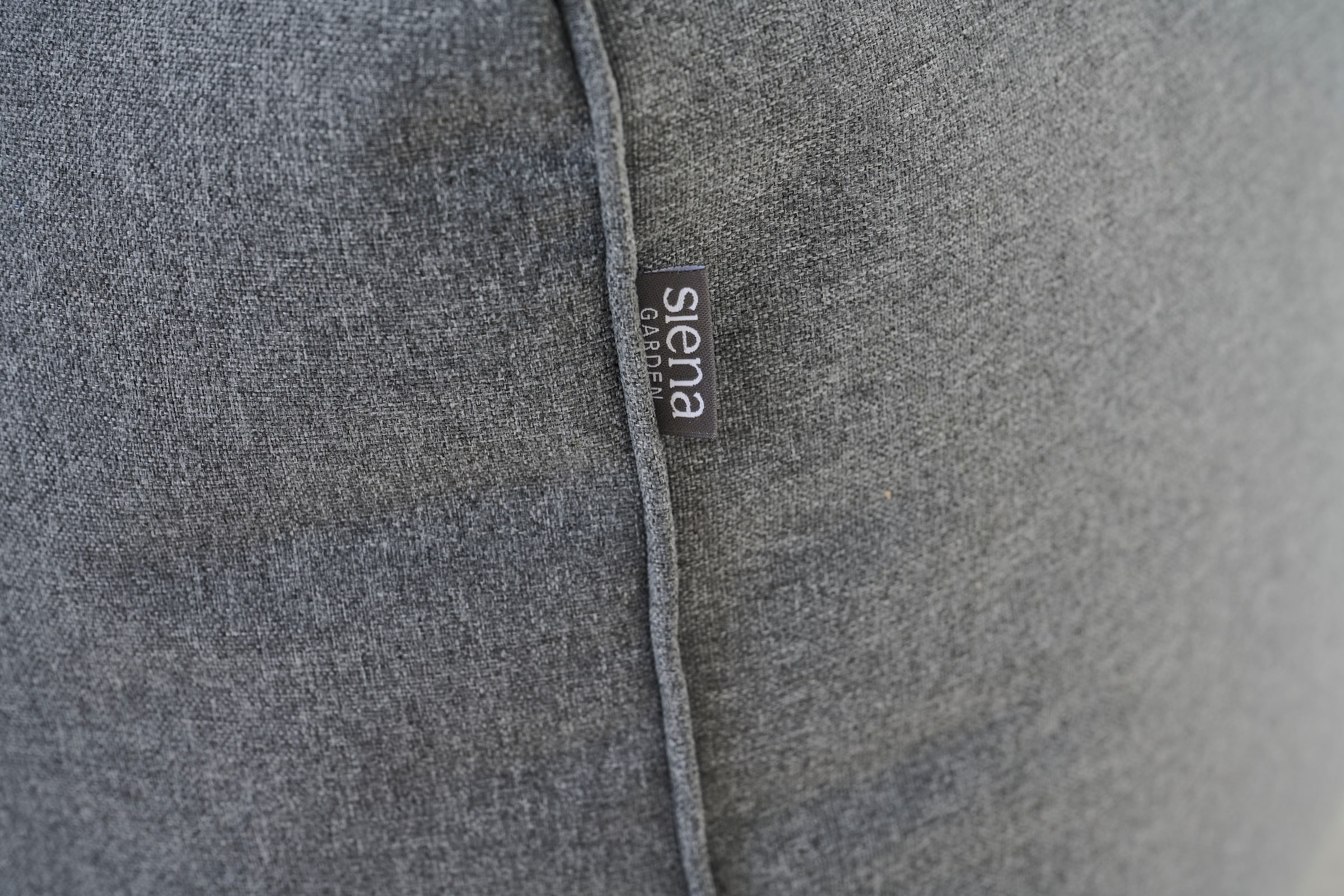 Siena Garden Sitzhocker »Integral Hocker 46 x 48 x 46 cm, Farbe stone grey« Meliert, Bezug aus 100% Polyester, PE-beschichtet