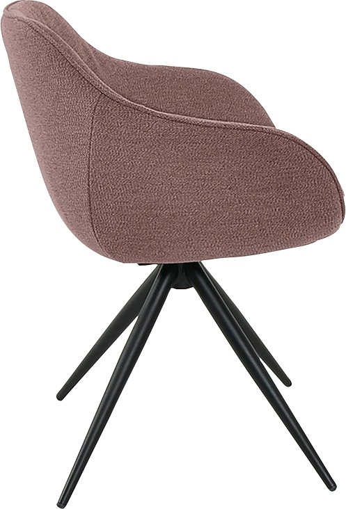 Thumbnail - K+W Komfort & Wohnen Drehstuhl "ZOOM" () 4-Fuß Drehstuhl mit Gestell aus Metall schwarz Struktur