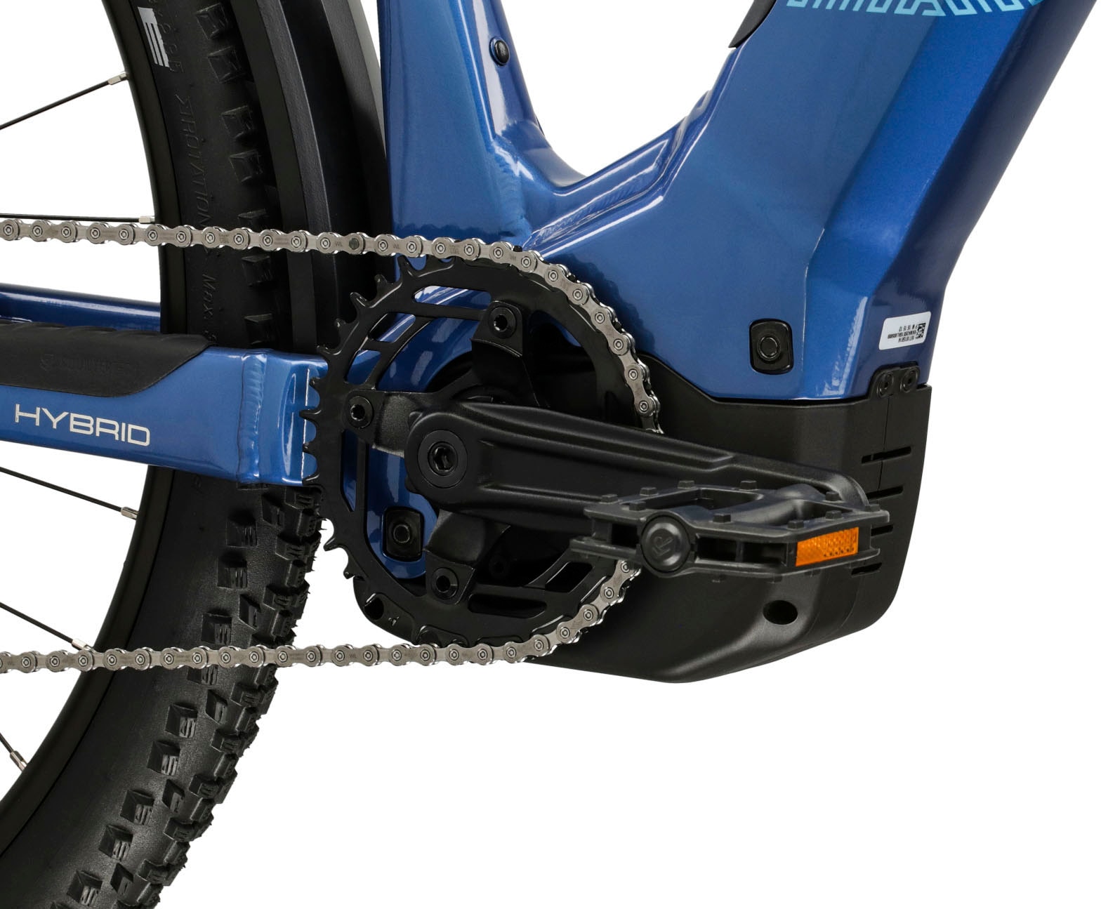 Kross »Influx Hybrid SUV 2.0 16,7Ah / BOSCH 600 Wh 29" blau 9 Gänge 2026« 9 Gang Shimano CUES U4000 Schaltwerk Kettenschaltung Mittelmotor 250 W BOSCH PERFORMANCE LINE PX Mittelmotor