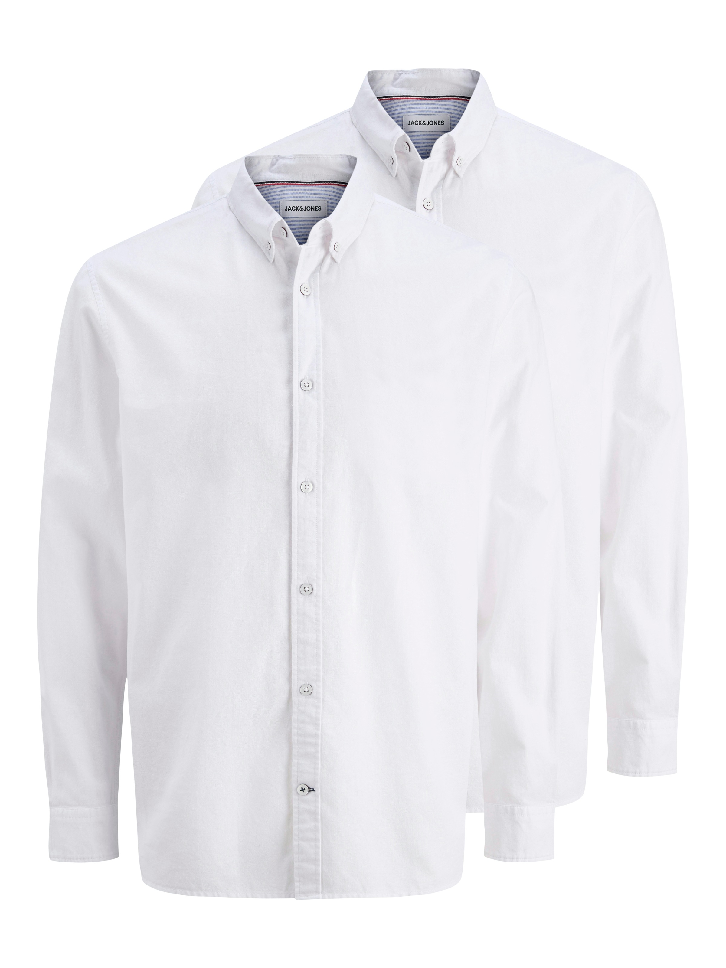 Jack & Jones Langarmhemd "JJOXFORD DETAIL SHIRT LS 2 PACK MP" Packung, 2 St günstig online kaufen