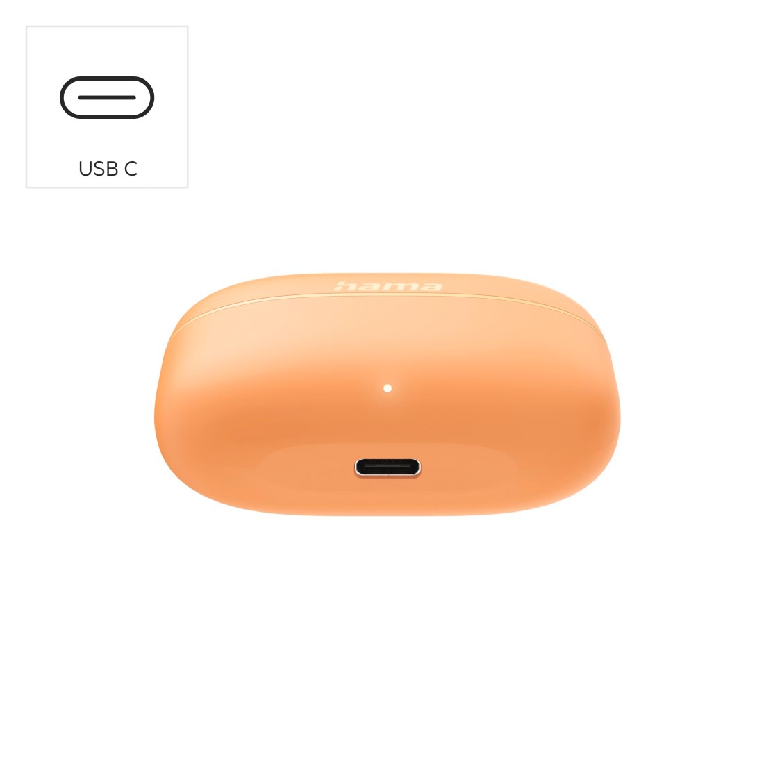 Hama Bluetooth-Kopfhörer »True Wireless Kopfhörer In Ear, Ladecase, bis 20h Akku, Bass Boost«, kompatibel mit Siri-Sprachsteuerung-True Wireless