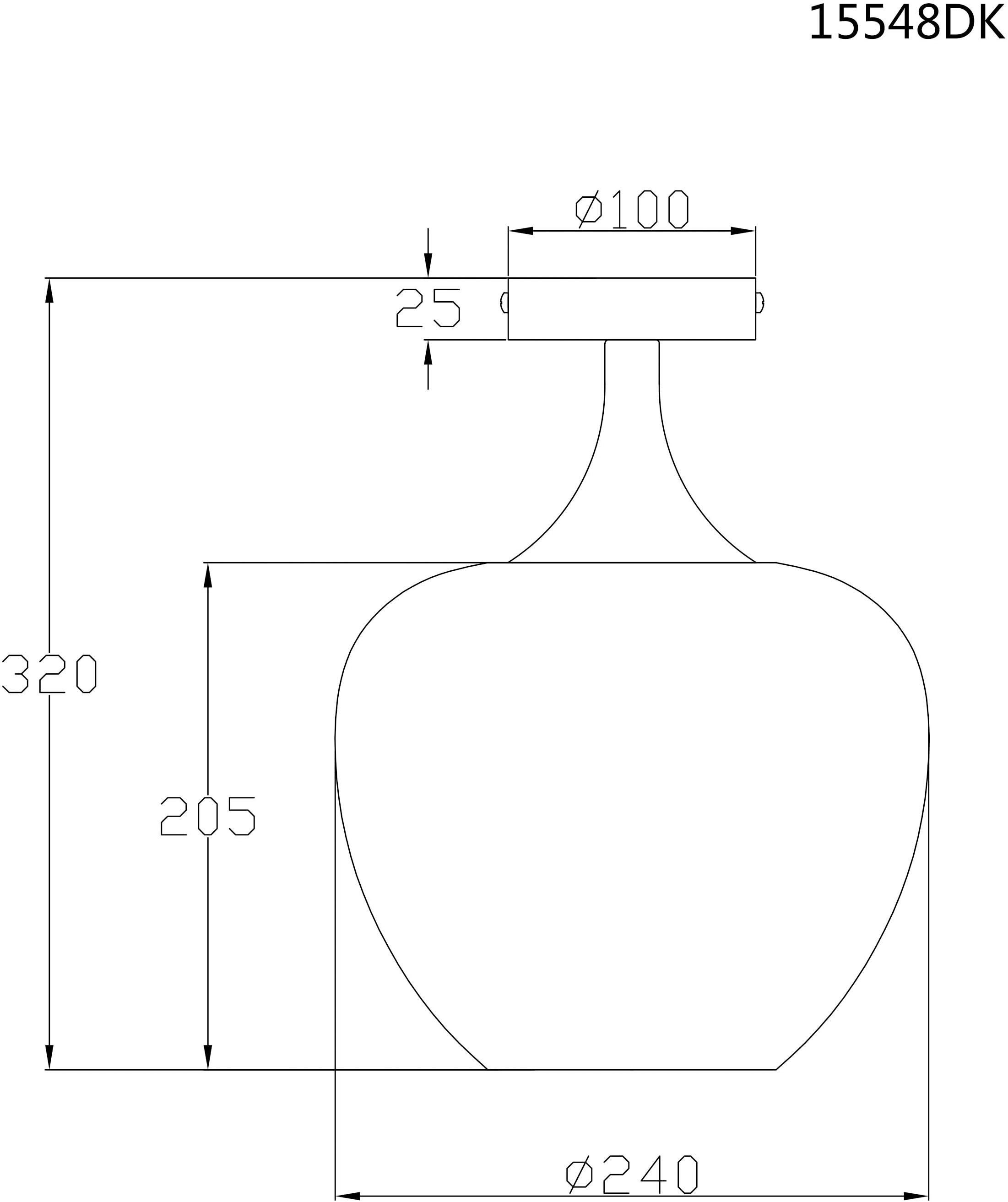 GLOBO LIGHTING Deckenleuchte »MAXY«, Leuchtmittel E27 | ohne Leuchtmittel, Deckenlampe/schwarz-chrom/Glas klar/Acrylkristalle
