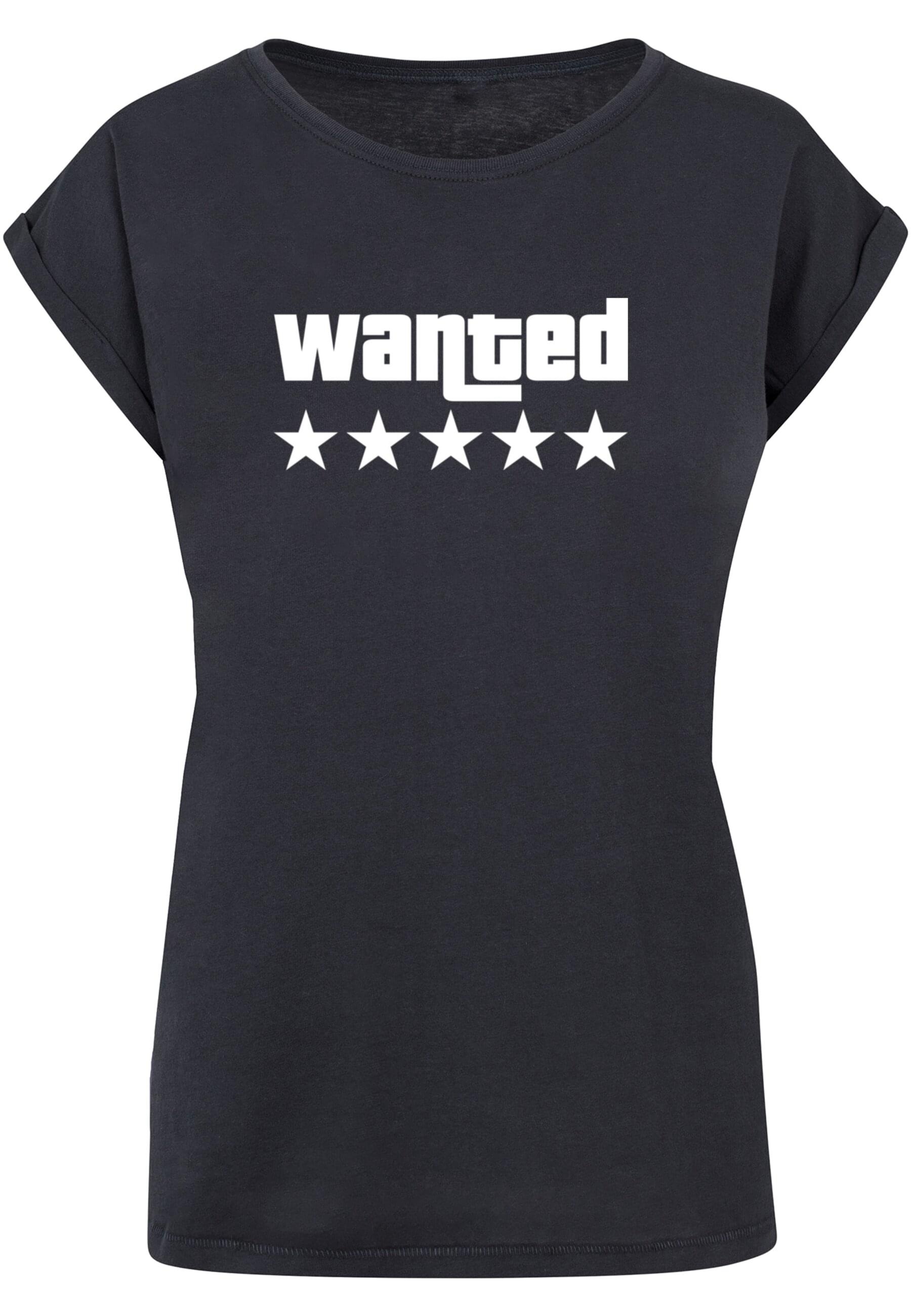 online Tee«, tlg.) T-Shirt »Damen Merchcode Laides (1 Shoulder Wanted Extended | BAUR kaufen