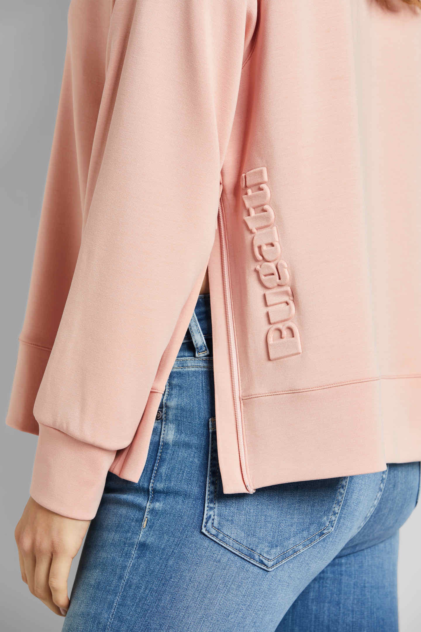 bugatti Sweatshirt aus softem Modal-Mix GU6948