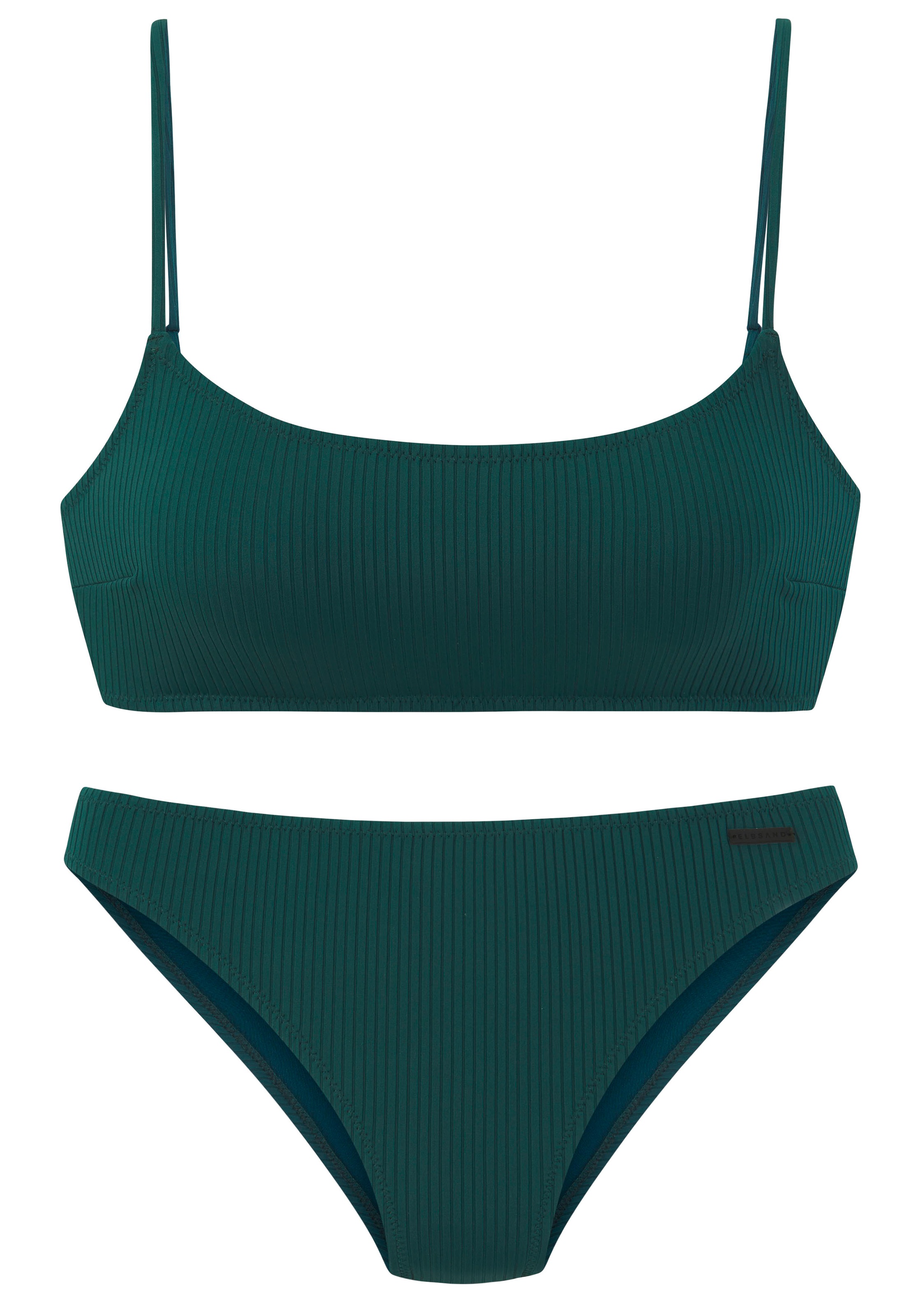 Elbsand Bustier-Bikini, aus trendiger Rippware günstig online kaufen
