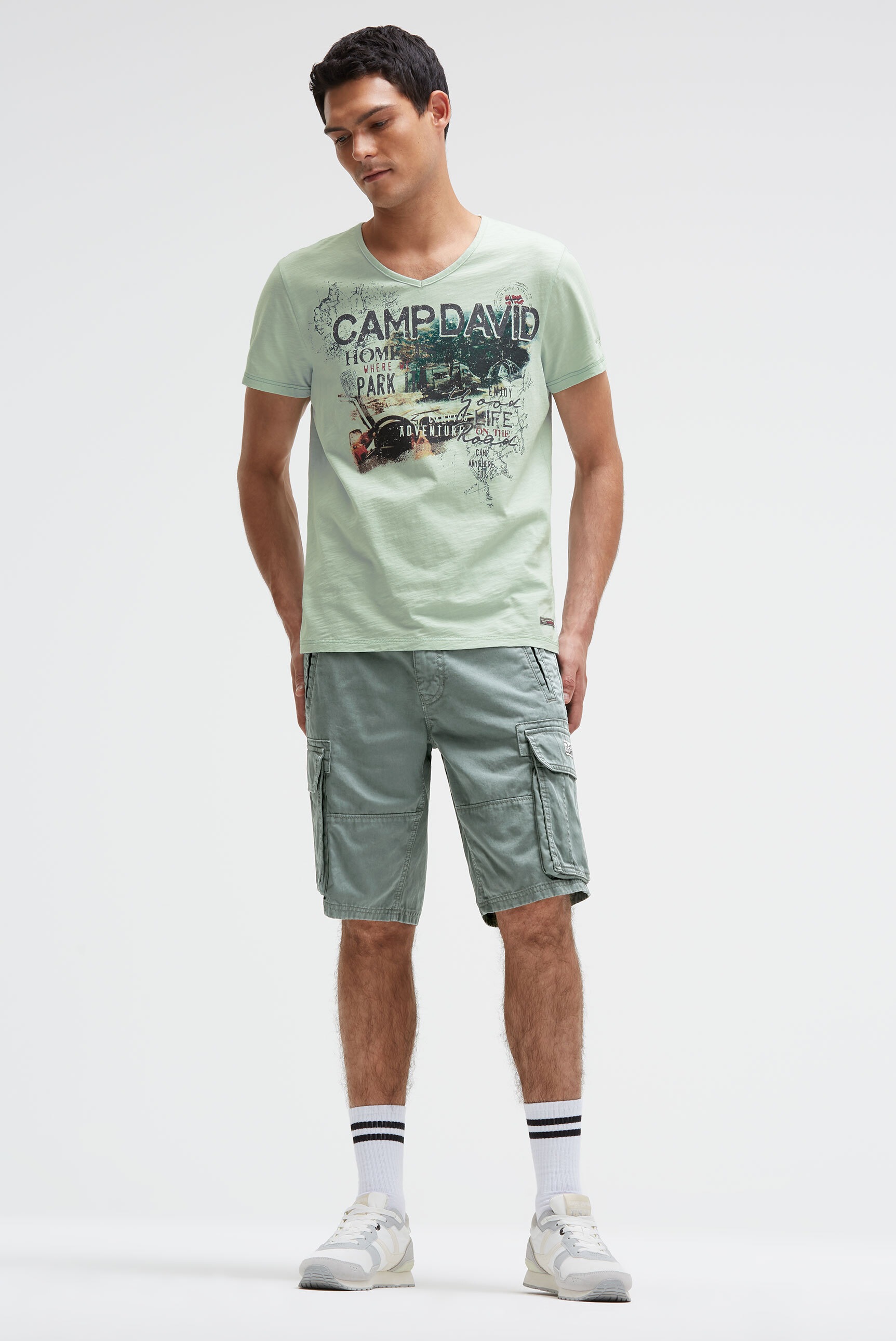 CAMP DAVID Cargoshorts  aus Baumwolle