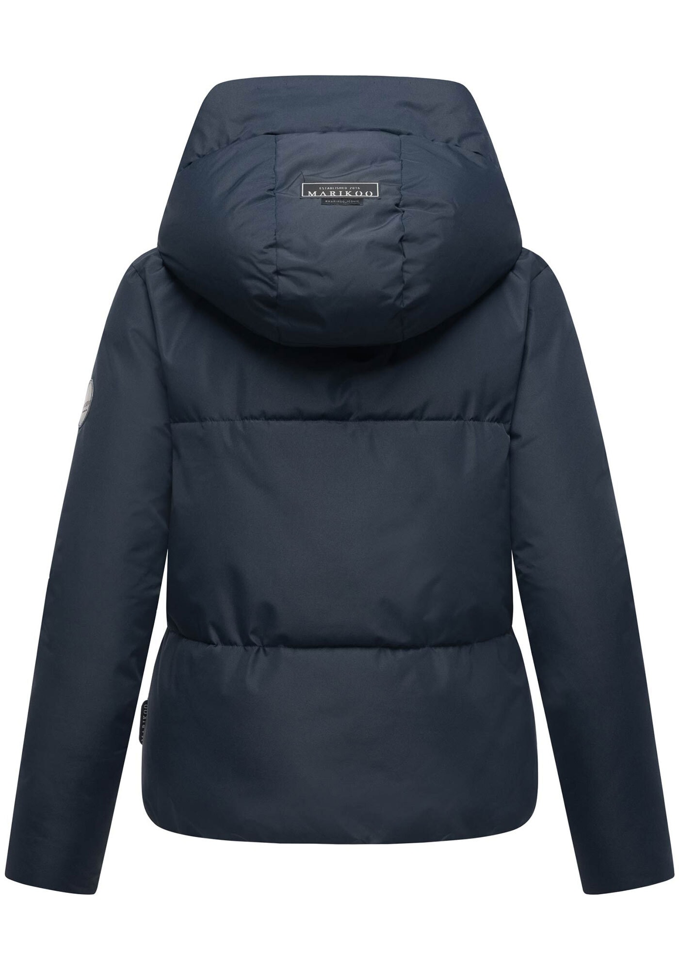 Marikoo Winterjacke »Ninikaa«, kurze Winter Jacke mit extra hohem Windschutzkragen