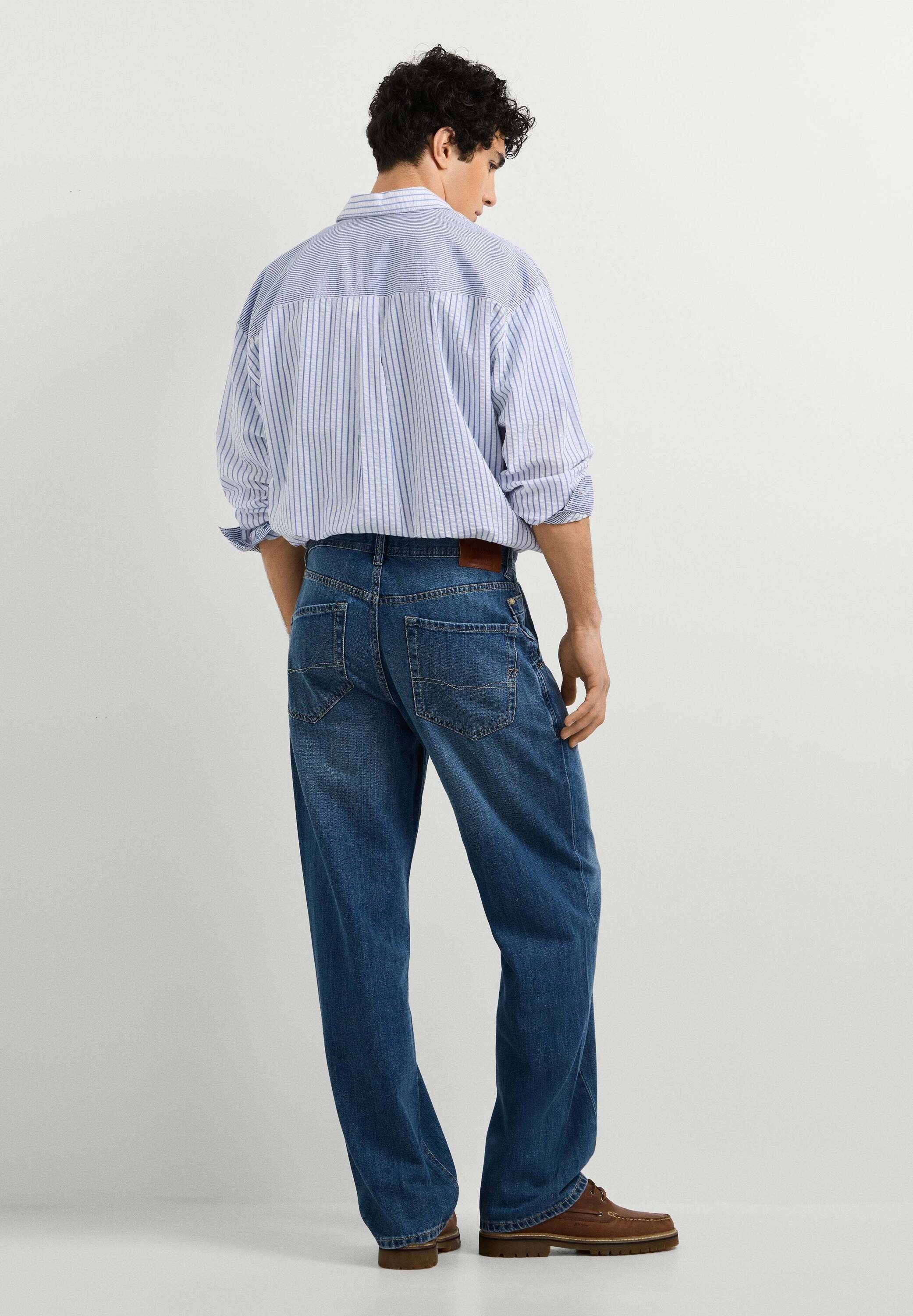 Pepe Jeans Relax-fit-Jeans »relaxed fit jeans HELIX LOOSE TAPER SLUB«