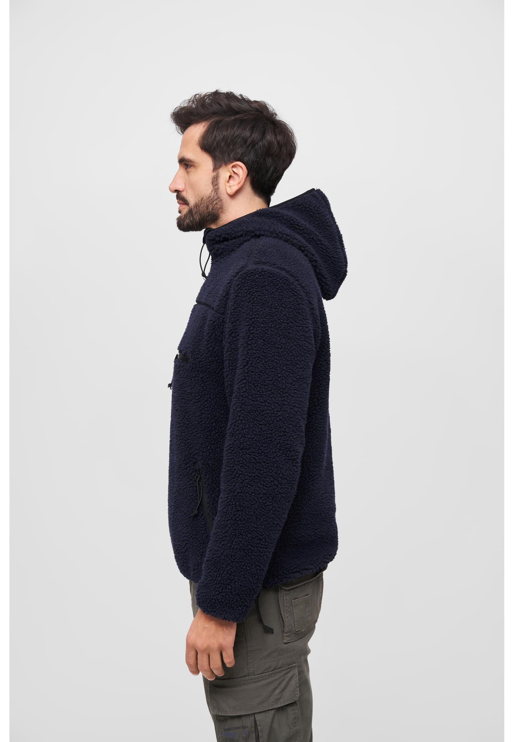 Brandit Anorak »Brandit Herren Teddyfleece Worker Pullover«, (1 St.), mit Kapuze