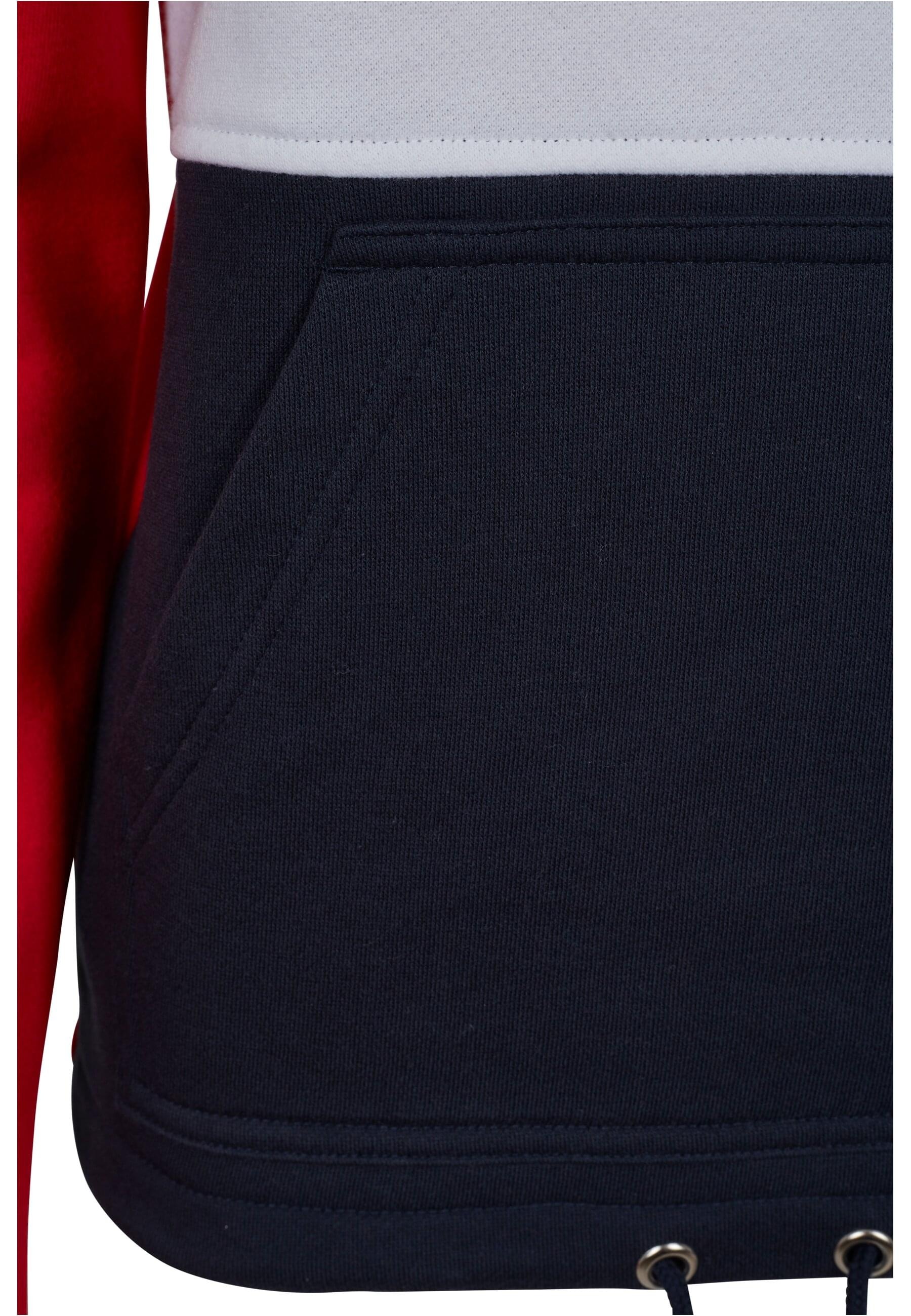 URBAN CLASSICS Rundhalspullover »Urban Classics Damen Ladies Color Block Sweat Pull Over Hoody«, (1 tlg.)