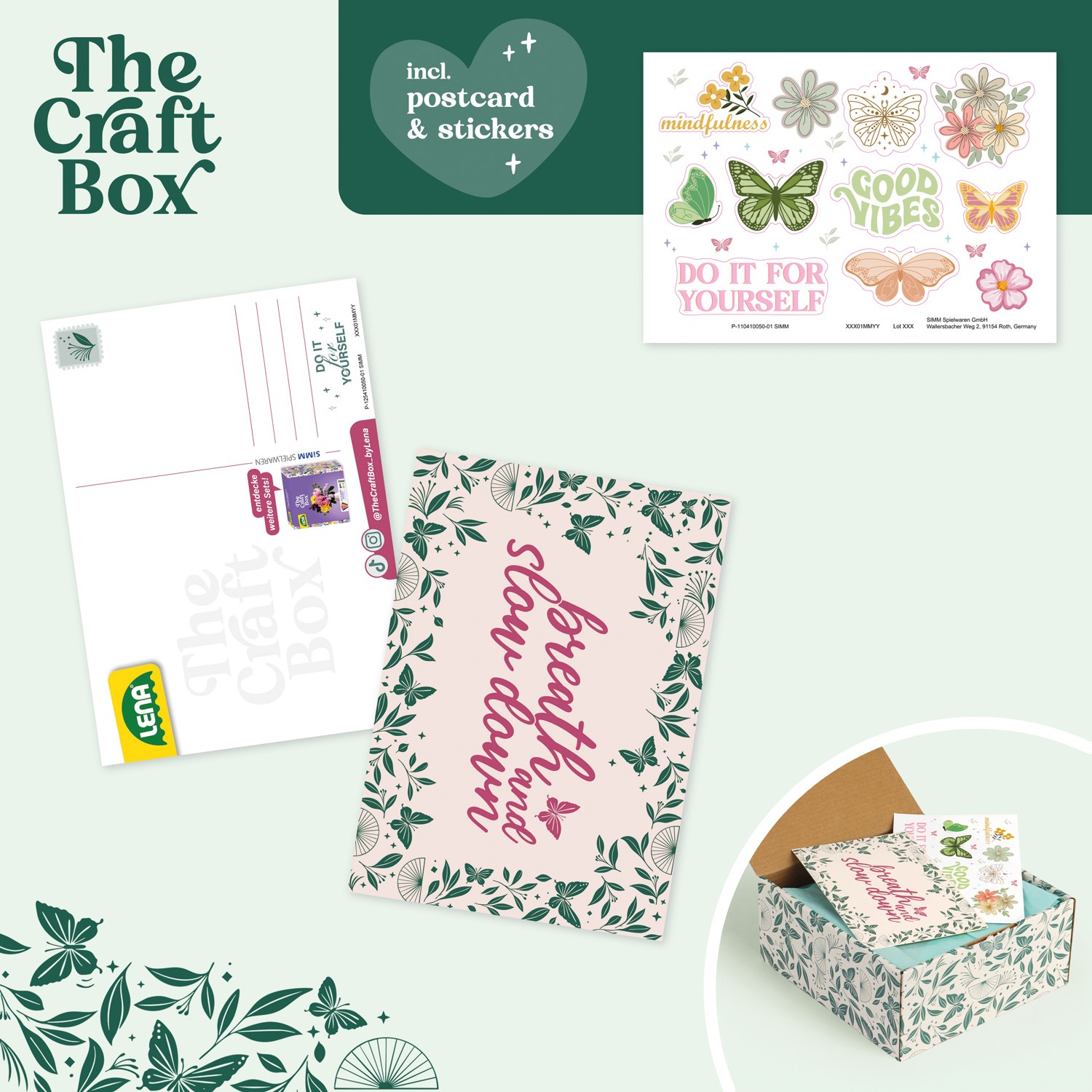 Lena® Kreativset »The Craft Box, DIY Macramé Set«