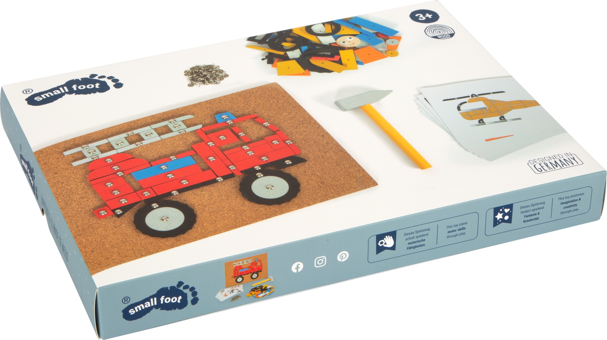 Small Foot Spiel »Hämmerchenspiel Fahrzeuge der Stadt«