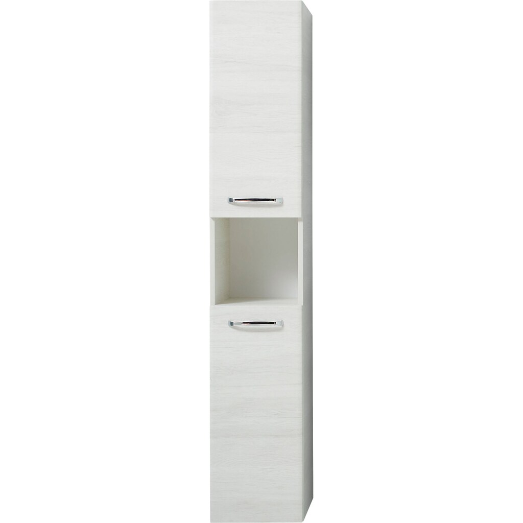 Saphir Hochschrank »Quickset Badschrank 30 cm breit, 2 Türen, 1 Nische, 3 Einlegeböden«