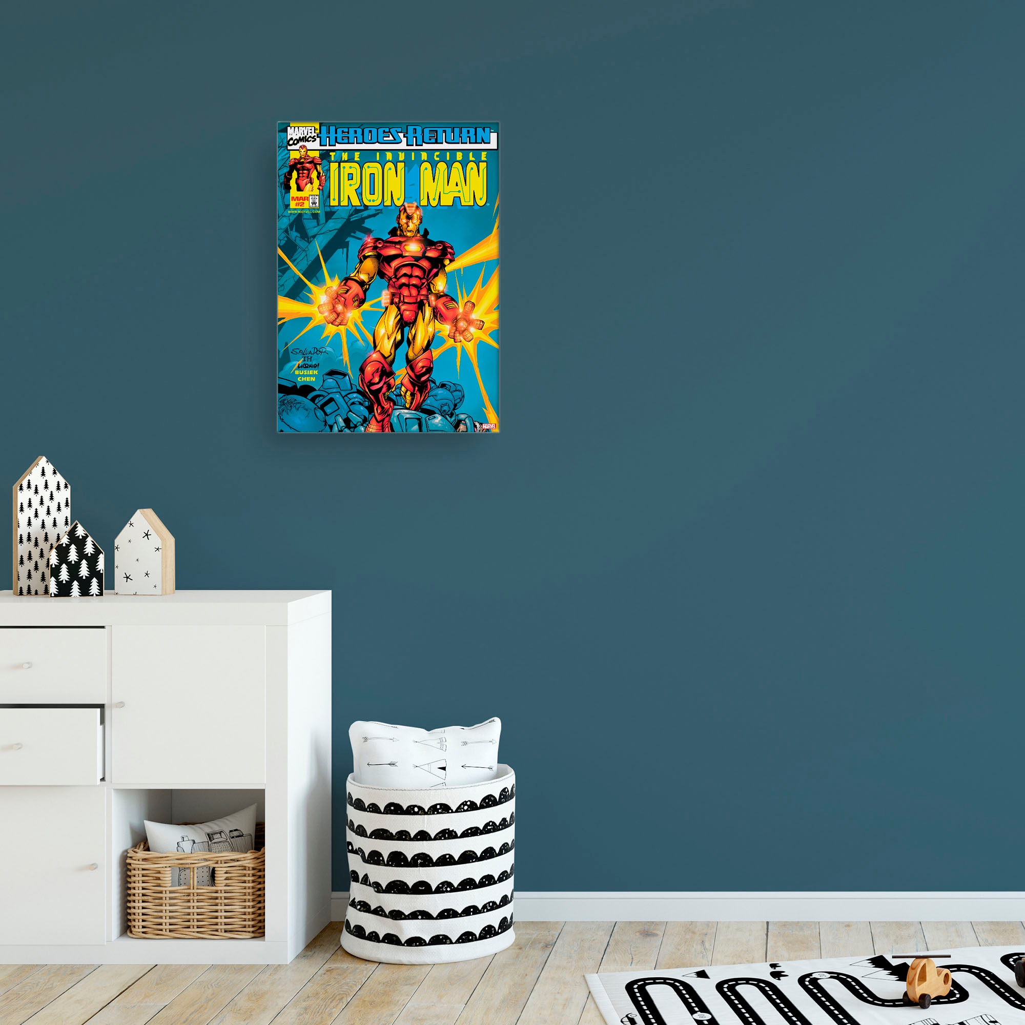 MARVEL Leinwandbild "The Invincible Iron Man", Comic-Fantasy, (1 St.), The günstig online kaufen