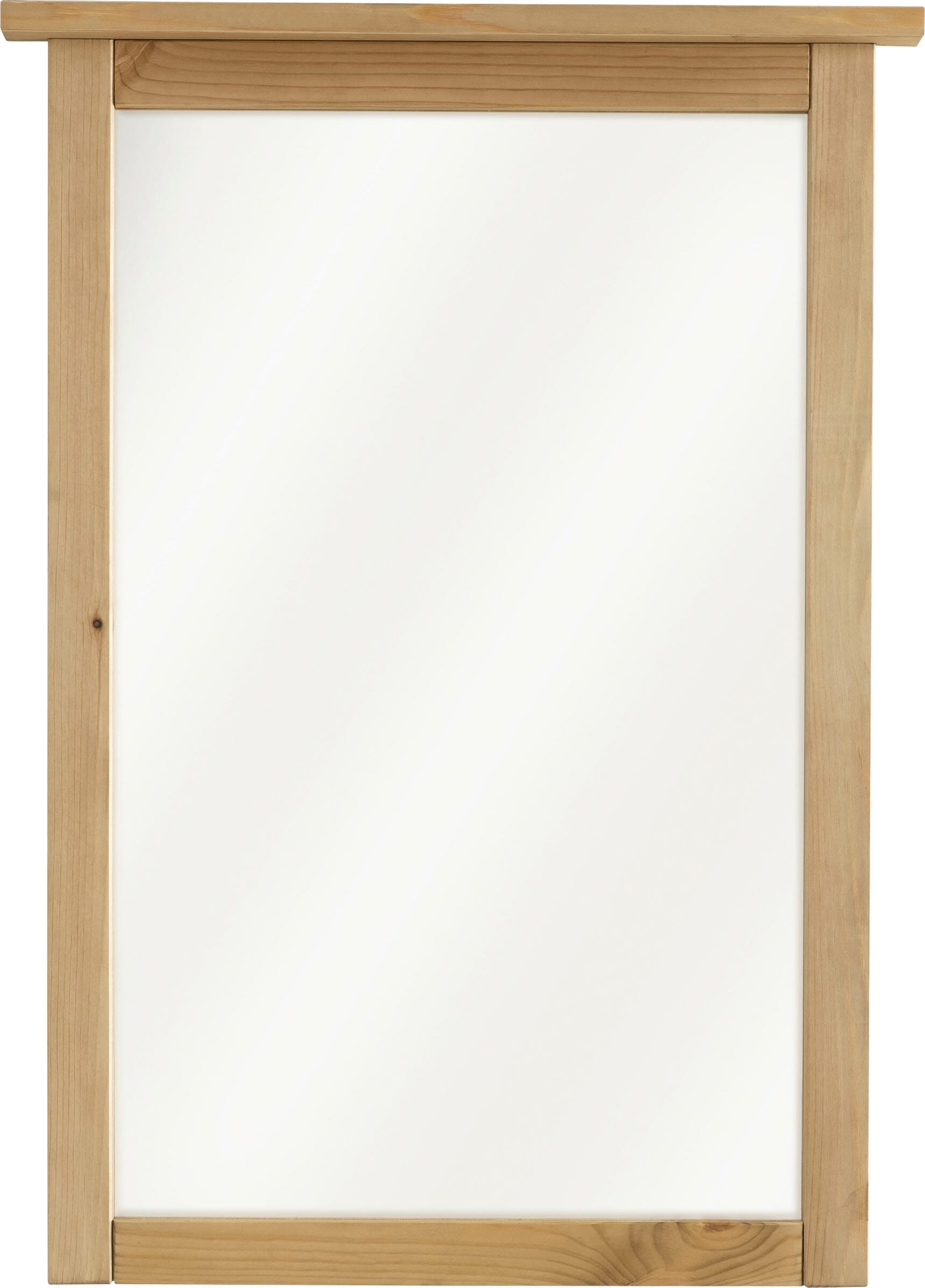 Wohnglücklich by Infantil Wandspiegel »Solvita«, Wandspiegel, Spiegel, Kiefer massiv, Breite 58 cm, Landhaus