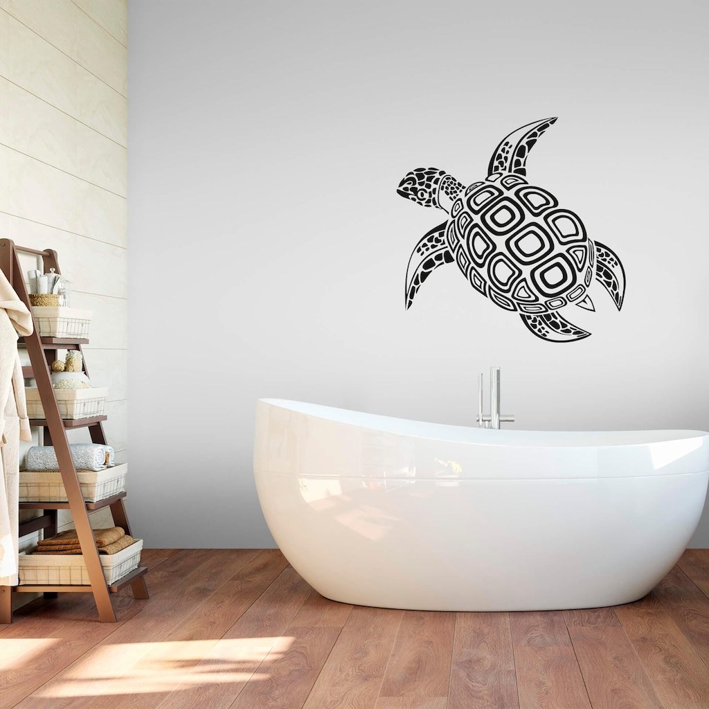 Wall-Art Wandtattoo »Badezimmer Schildkröte«