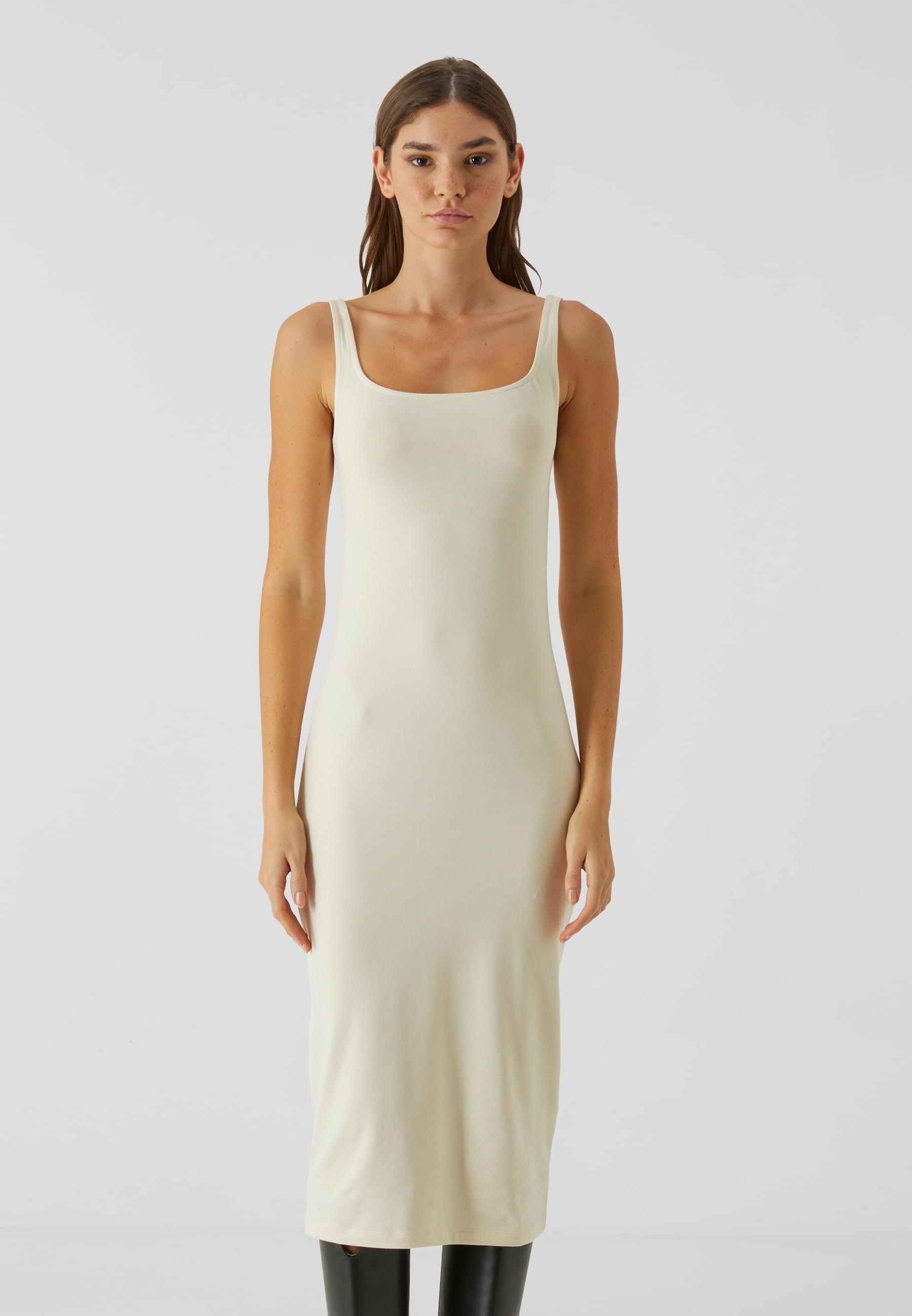 URBAN CLASSICS Shirtkleid »Urban Classics Ladies Basic Long Cotton Jersey Dress«, (1 tlg.)