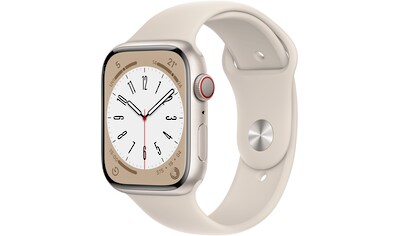 Apple Watch »Watch Series 8 GPS + Cellular 45mm«, (Die Zukunft der Gesundheit.... kaufen