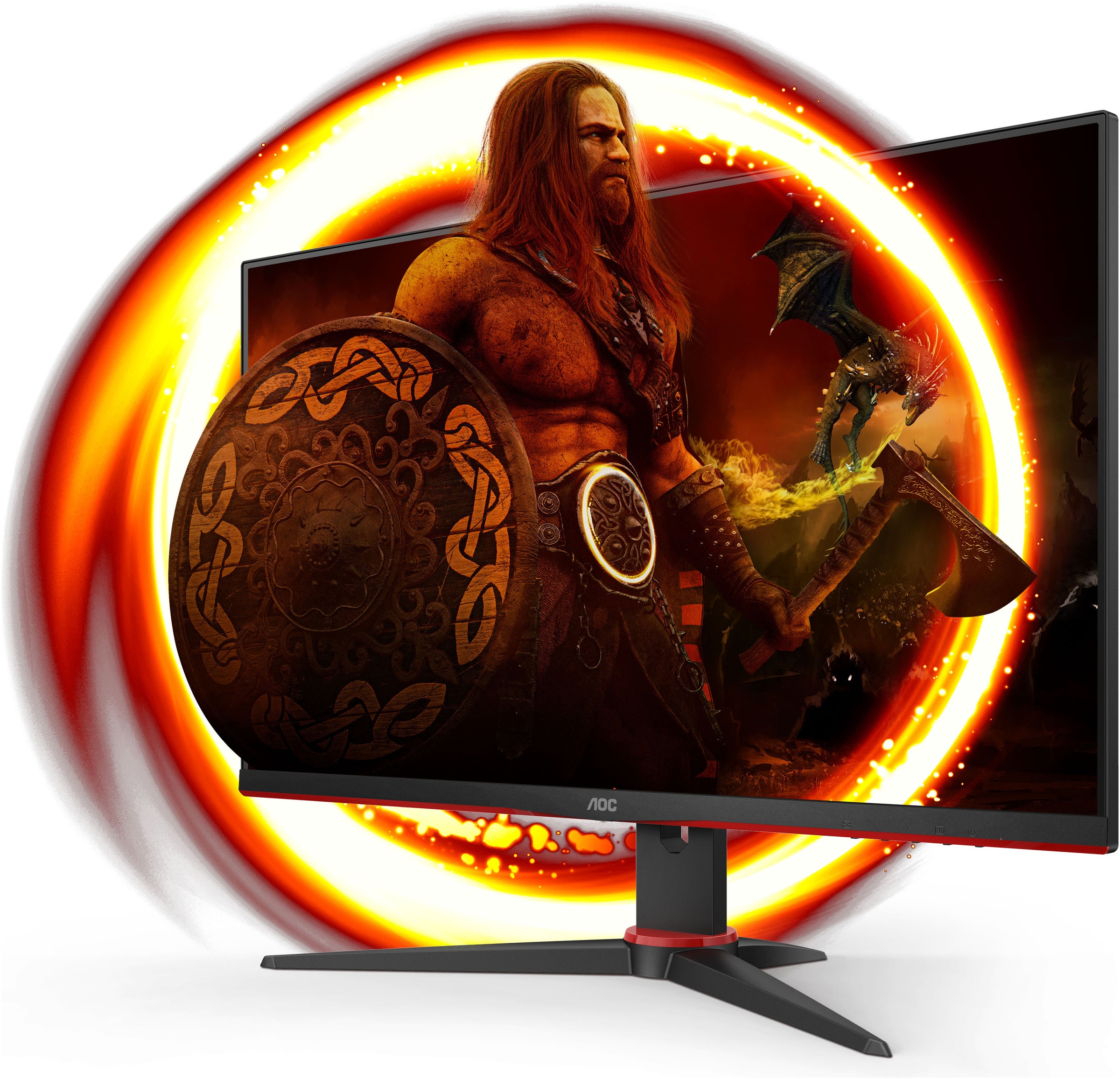 CAPTIVA Gaming-PC-Komplettsystem »Advanced Gaming R94-788 TFT Bundle« 24 ″ AMD Ryzen 5 GeForce® RTX™ 5060 16 GB RAM 1.000 GB SSD