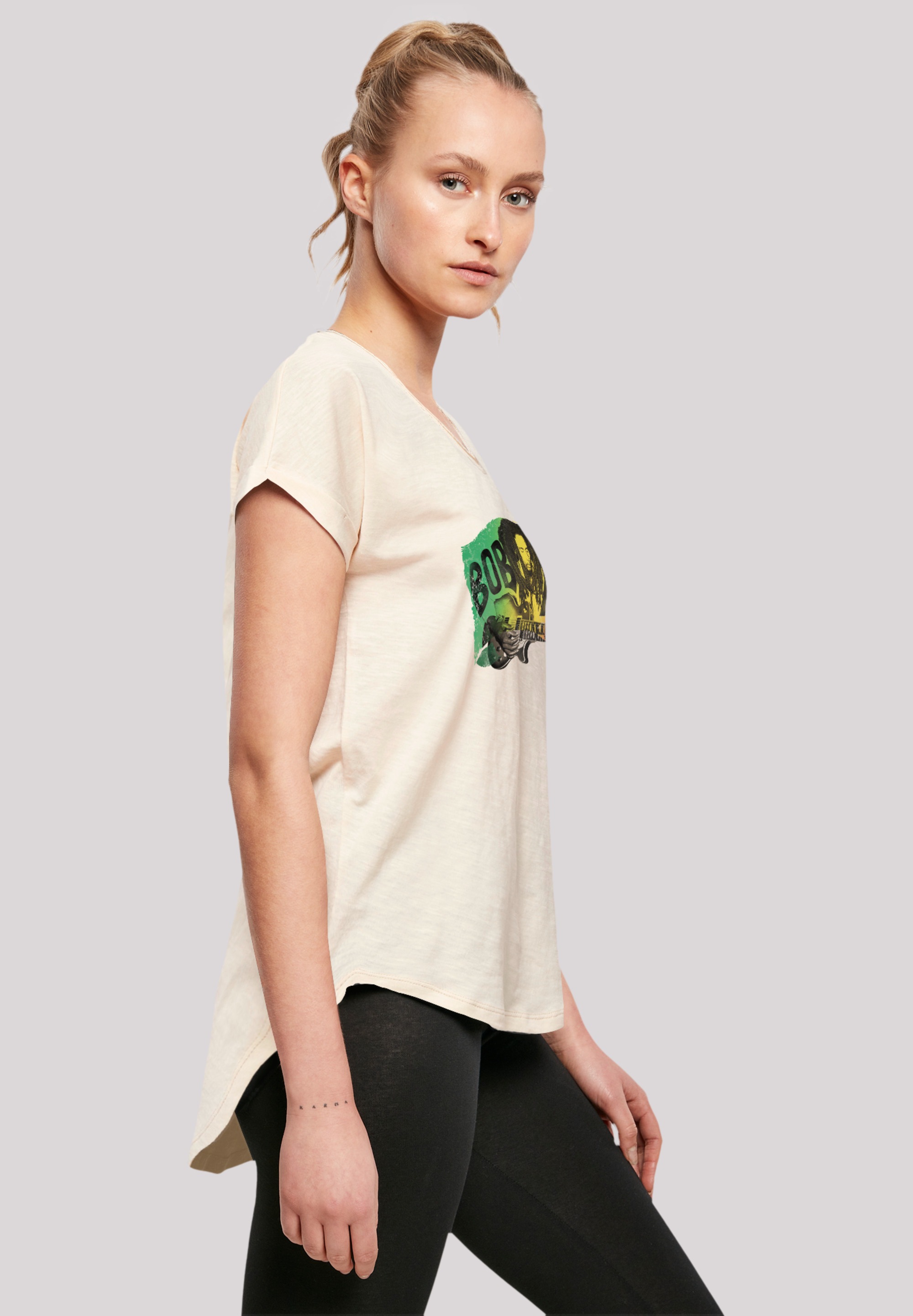 F4NT4STIC T-Shirt »Bob Marley Chords Reggae Music by Rock Off«, Premium Qualität, Musik