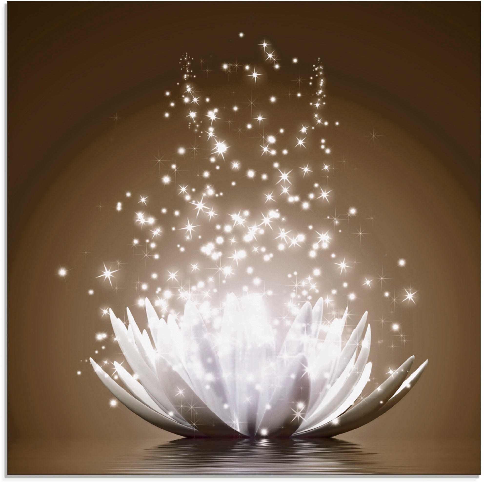Artland Glasbild "Magie der Lotus-Blume" Blumen 1 Stk. tlg. in verschiedene günstig online kaufen