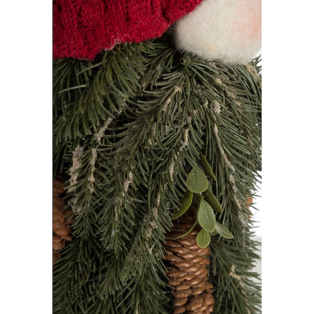 Myflair Möbel & Accessoires Wichtel »mit Tannenzapfen und rotem Mantel«,  Dekofigur mit Tannenbart, Weihnachtsdeko, Höhe ca. 44 cm bestellen | BAUR