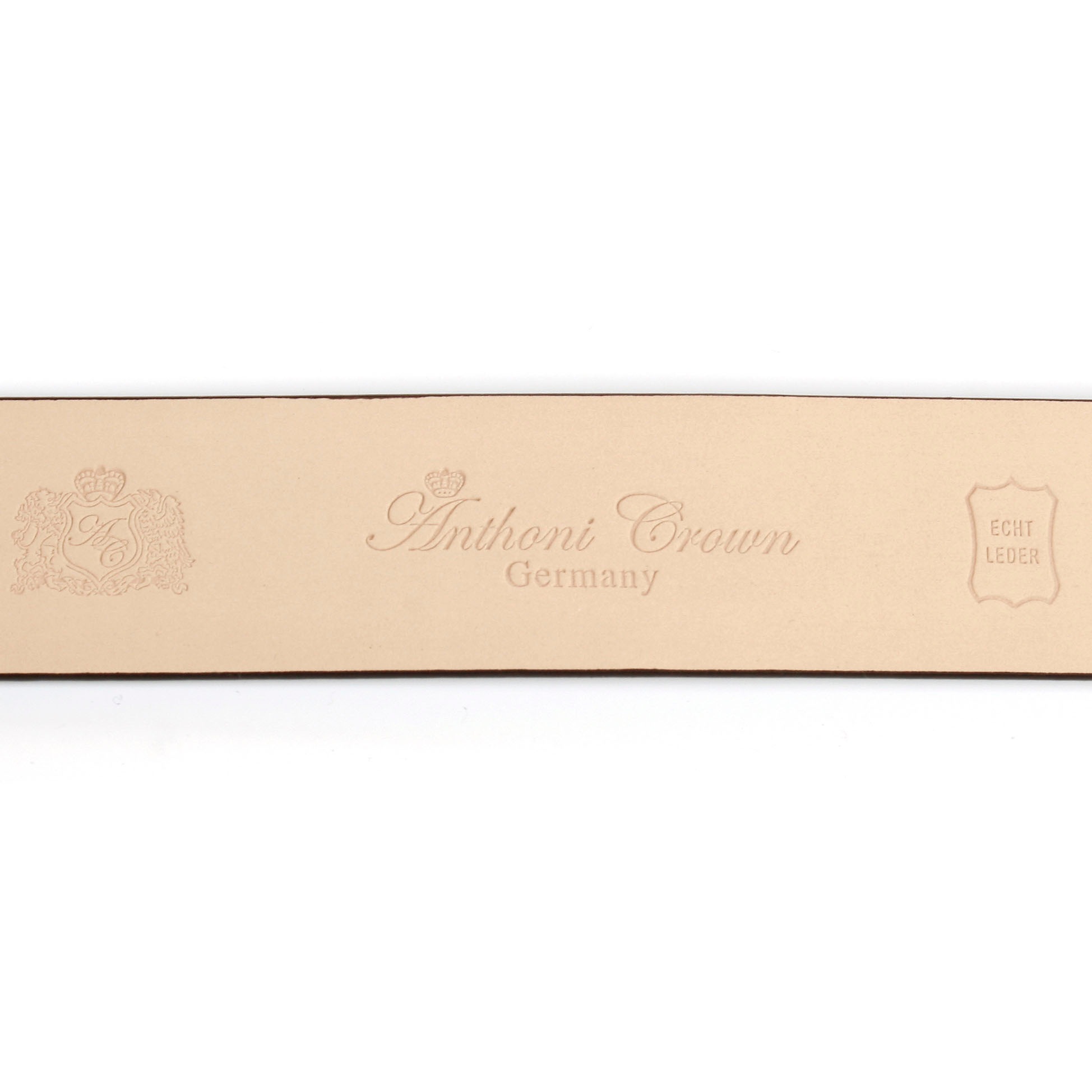 Anthoni Crown Ledergürtel, 2,4 cm femininer Ledergürtel in weiß
