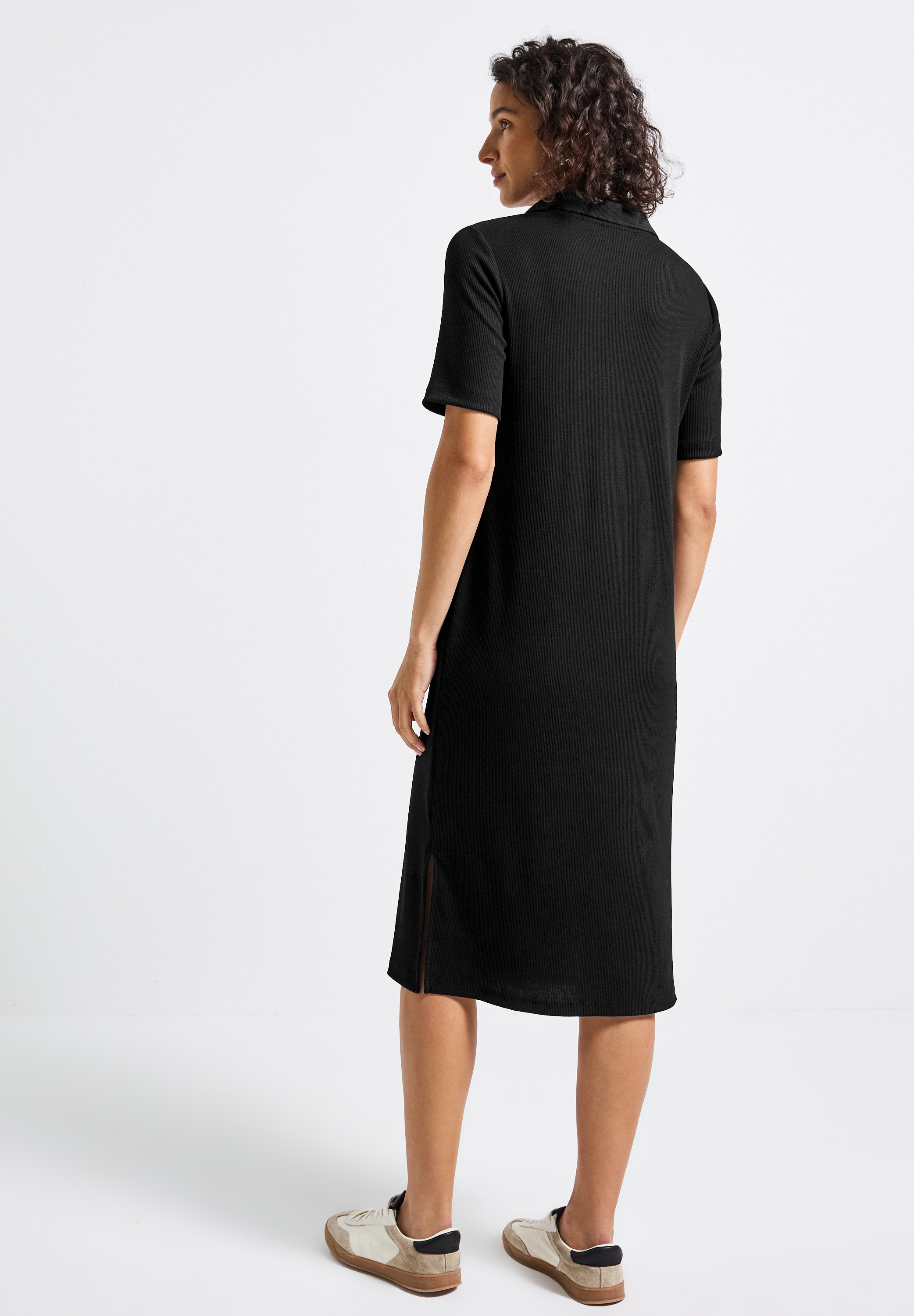 STREET ONE Midikleid, in Unifarbe günstig online kaufen