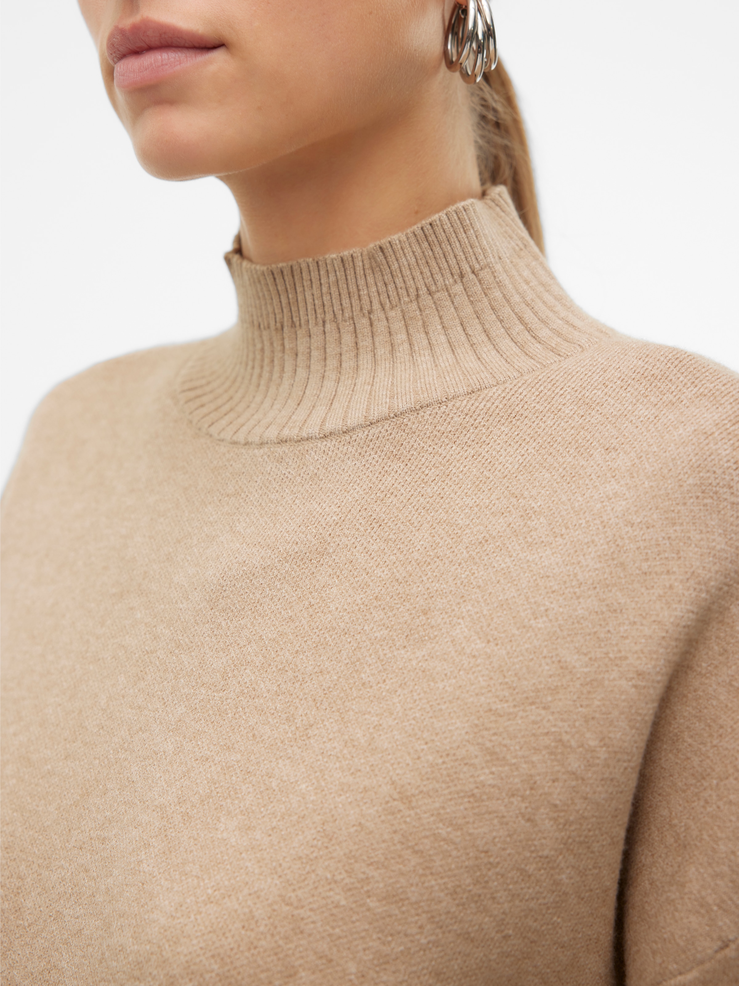Vero Moda Strickpullover »VMGOLD LS HIGHNECK PULLOVER GA«