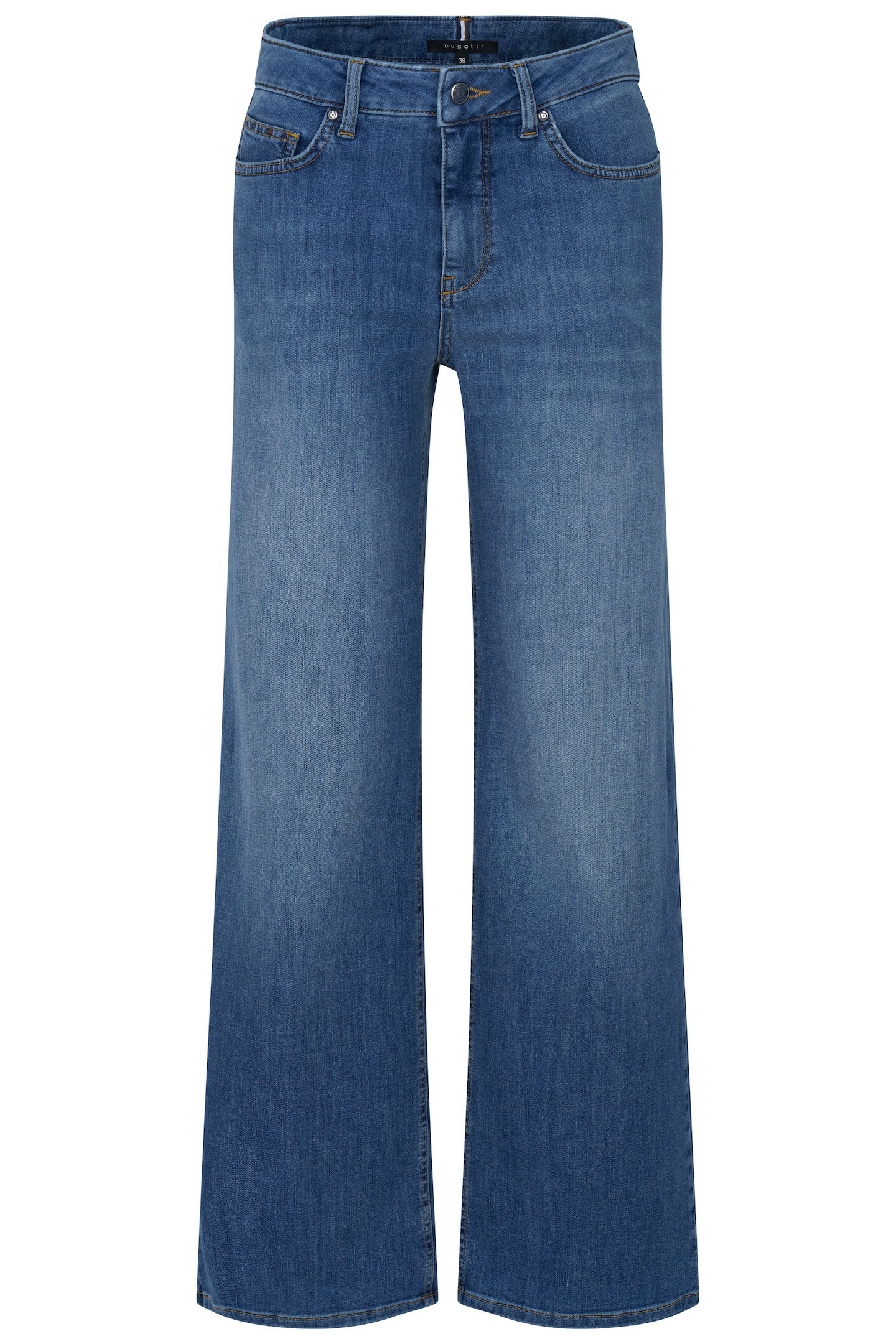 bugatti 5-Pocket-Jeans, mit geradem Beinverlauf