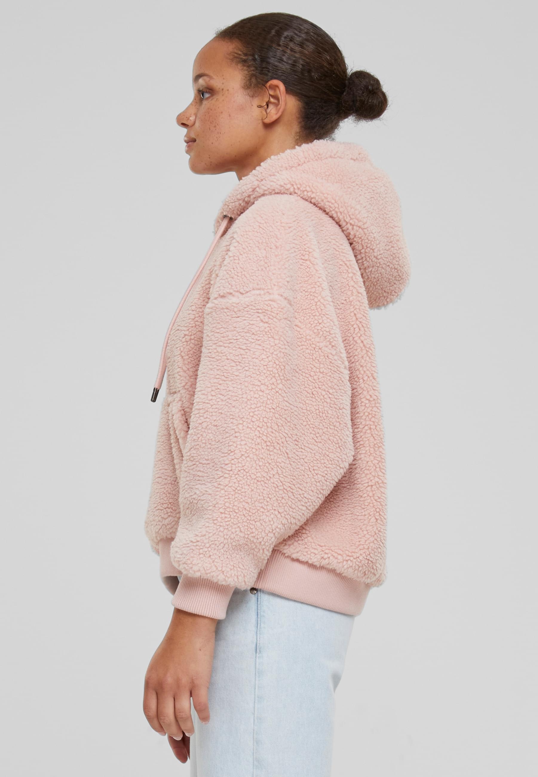 Karl Kani Kapuzenpullover »Karl Kani Damen KW233-041-1 KK Metal Signature Teddy Os Hoodie«, (1 tlg.)