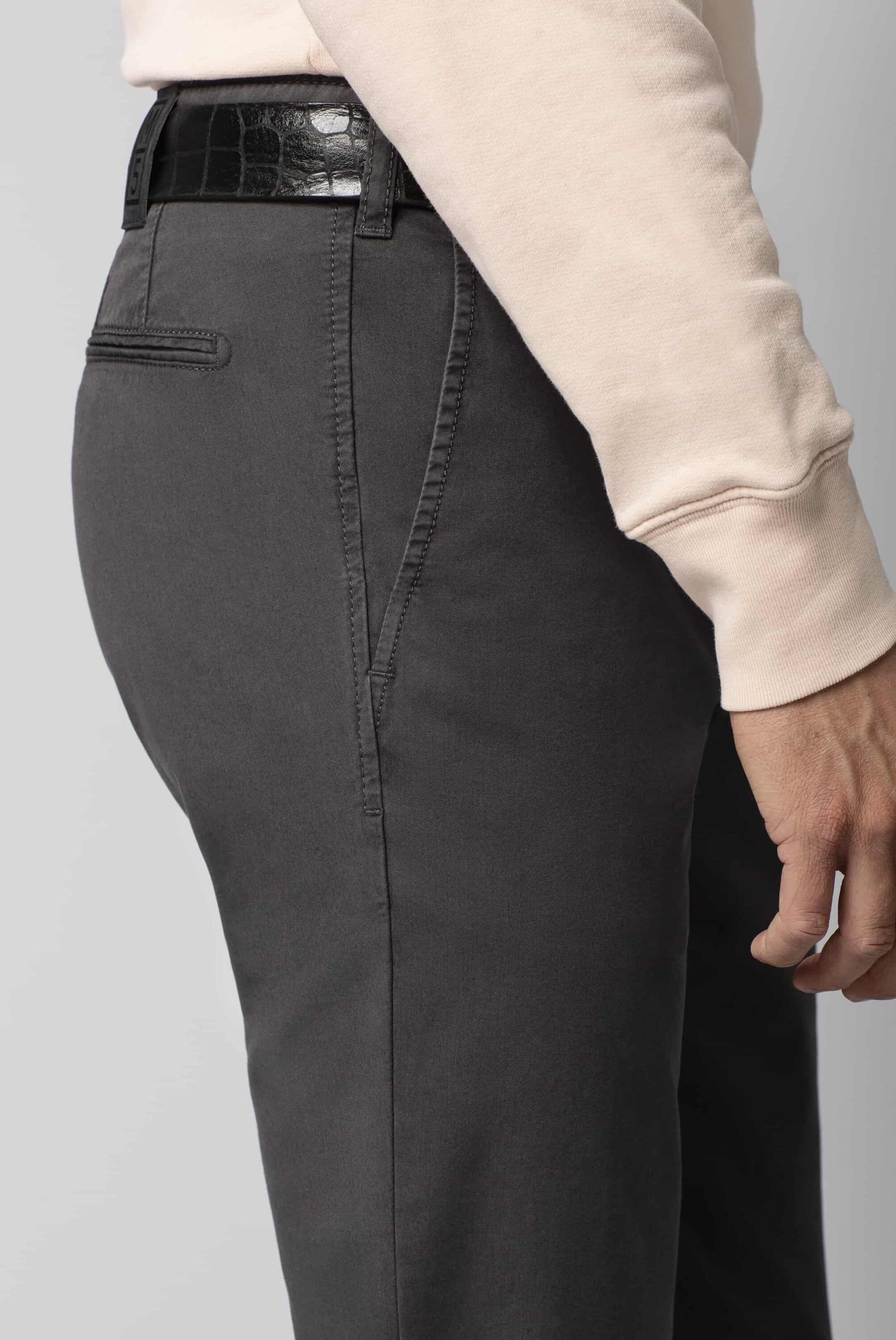 MEYER Chinos »M5 Chino«, im unifarbenen Design