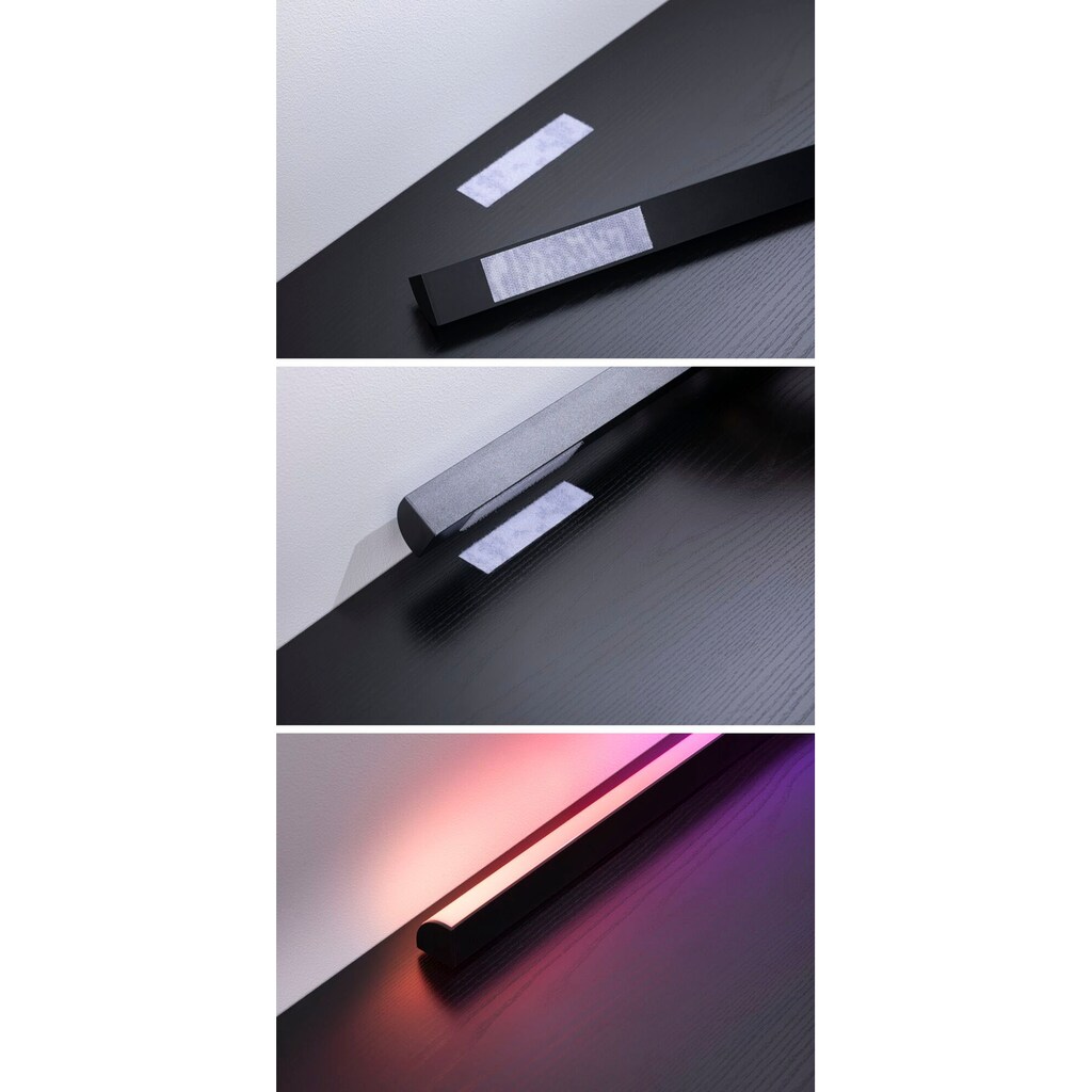 Paulmann LED-Streifen »EntertainLED Lightbar Dynamic Rainbow RGB 30x30mm 2x1W 2x48lm«, 2 St.-flammig