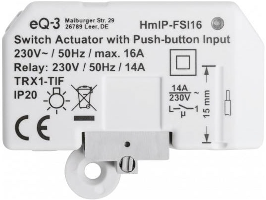 Homematic ip Unterputzschalter