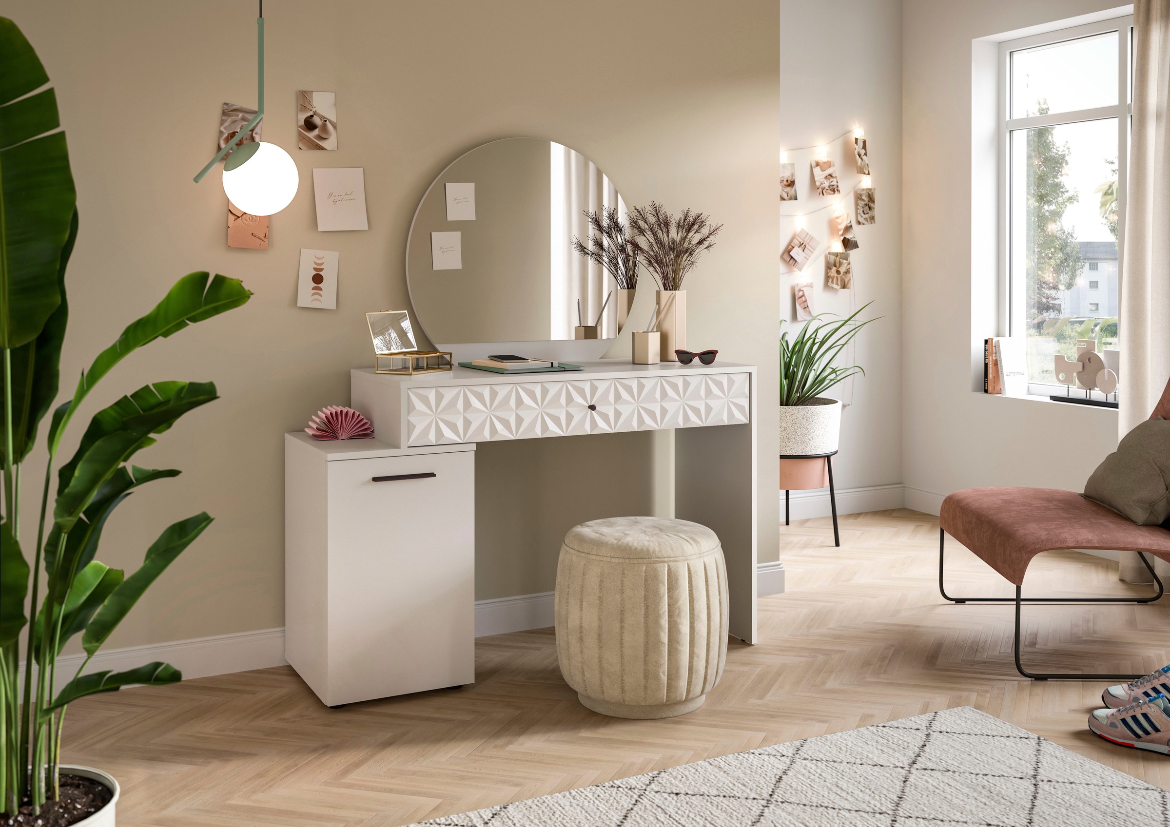 Home affaire Konsolentisch "Frisierkommode, Frisiertisch, Schminktisch, ink günstig online kaufen