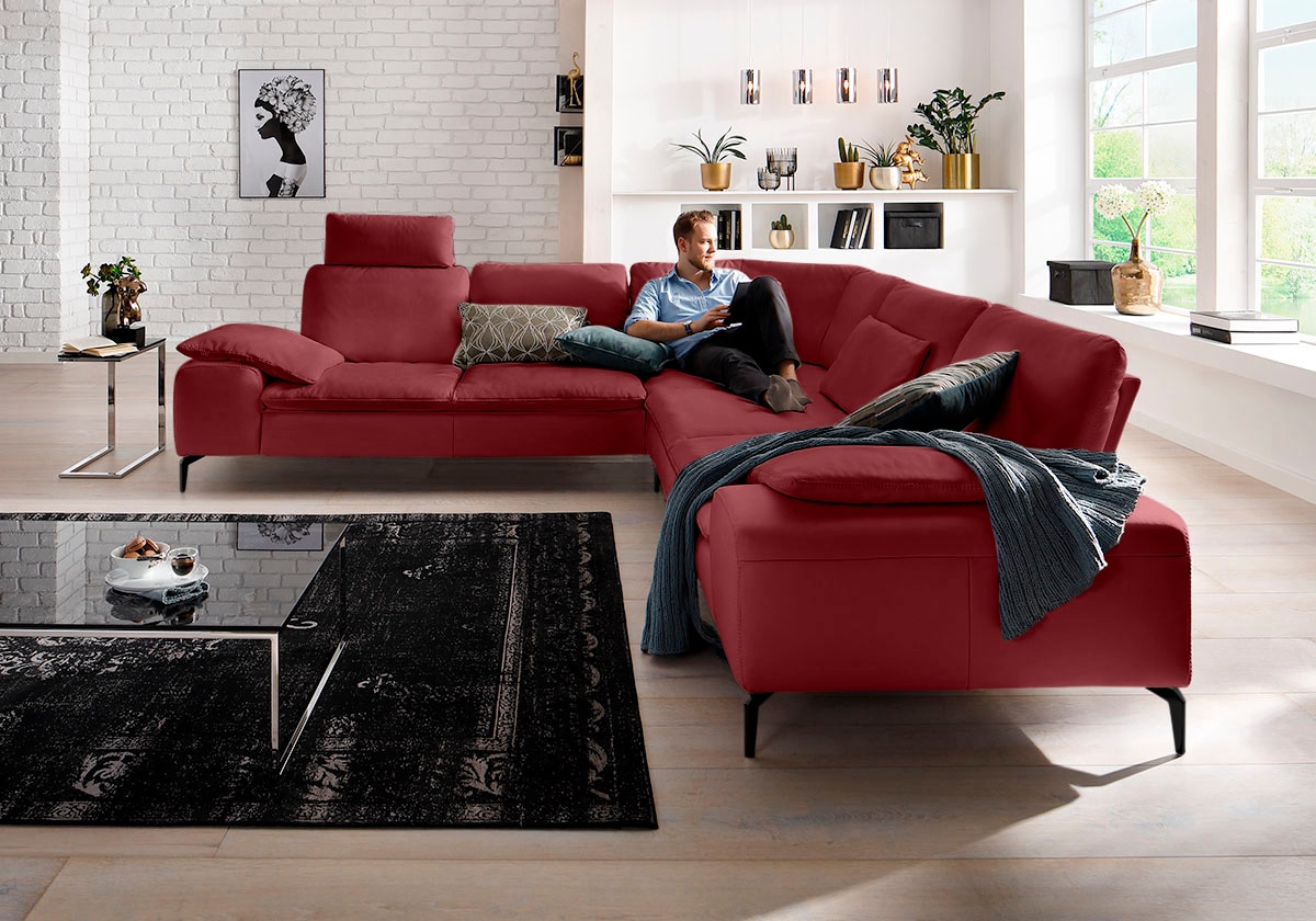 W.SCHILLIG Ecksofa "valentinoo, Designsofa, elegant und bequem, L-Form" mit günstig online kaufen