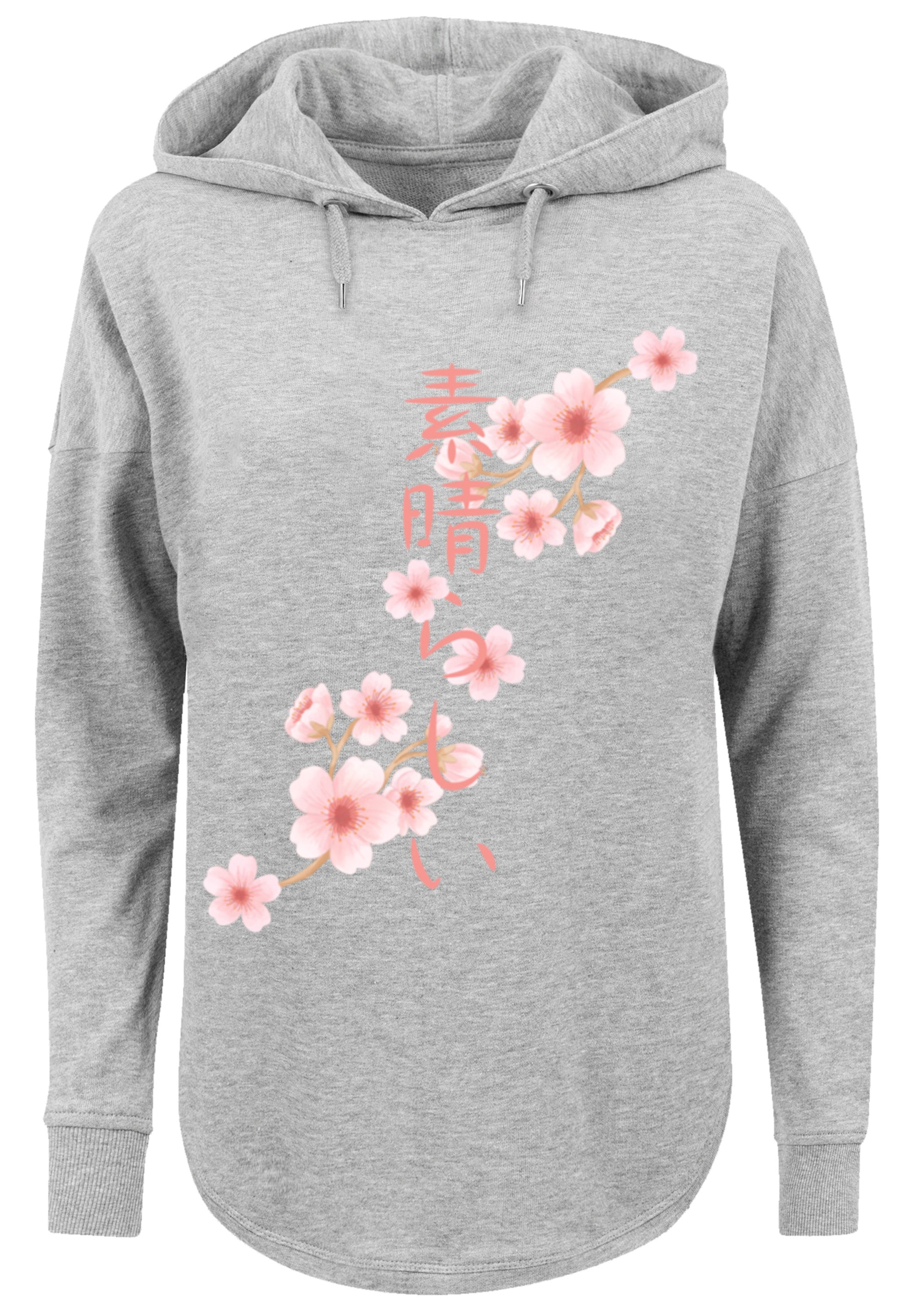 F4NT4STIC Kapuzenpullover »Kirschblüten Asien«, Print